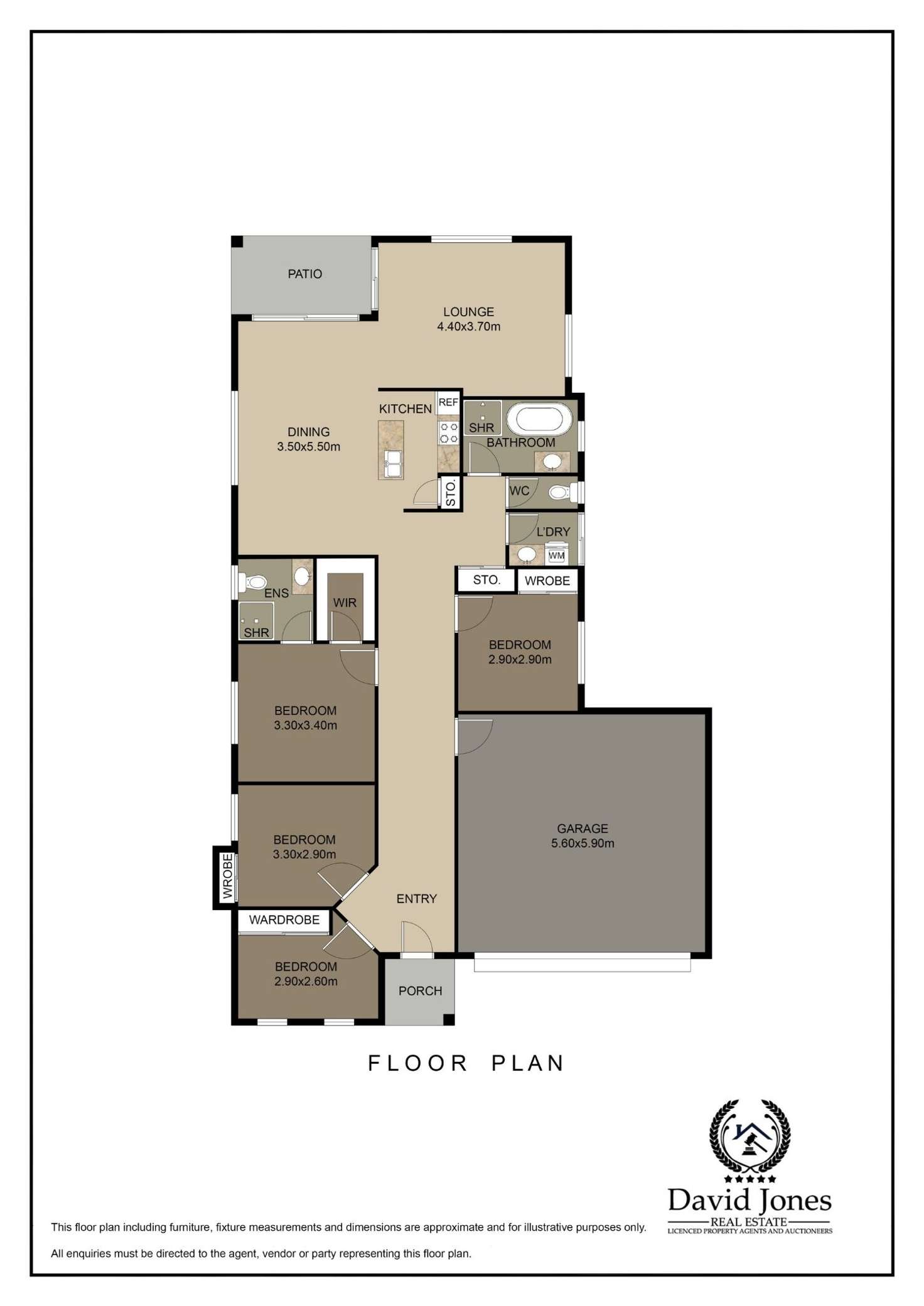 Floorplan of Homely house listing, 3 Rosella Way, Deebing Heights QLD 4306