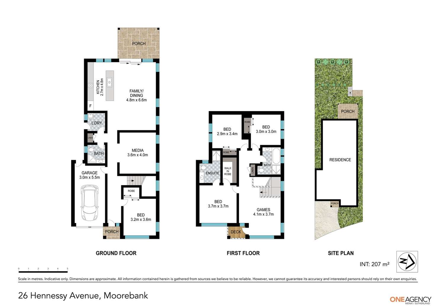 Floorplan of Homely house listing, 26 Hennessy Avenue, Moorebank NSW 2170