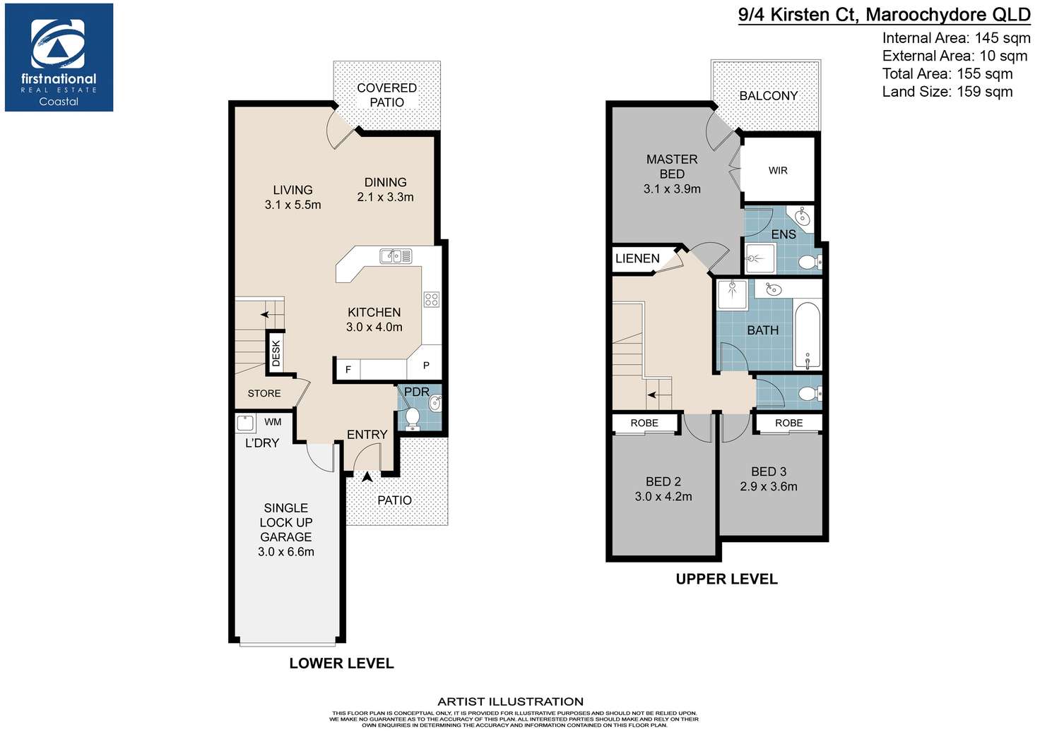 Floorplan of Homely unit listing, 9/4 Kirsten Court, Maroochydore QLD 4558