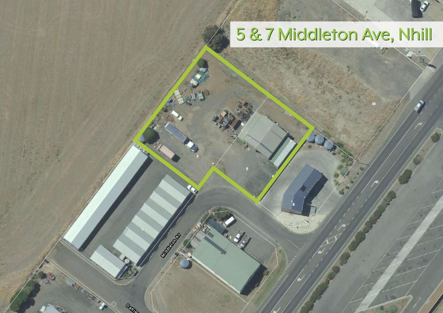 Floorplan of Homely residentialLand listing, 7 Middleton Avenue, Nhill VIC 3418