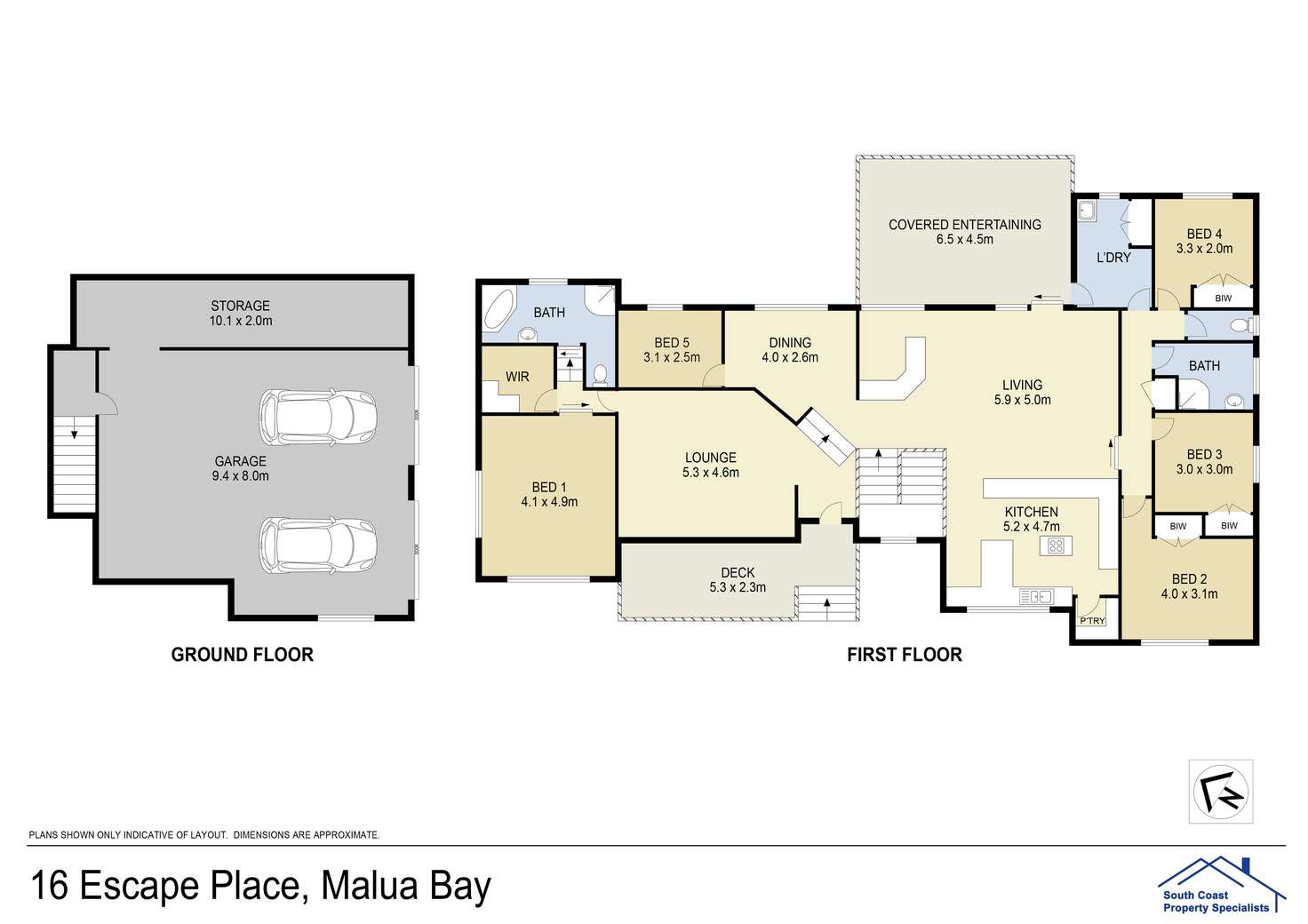 Floorplan of Homely house listing, 16 Escape Place, Malua Bay NSW 2536