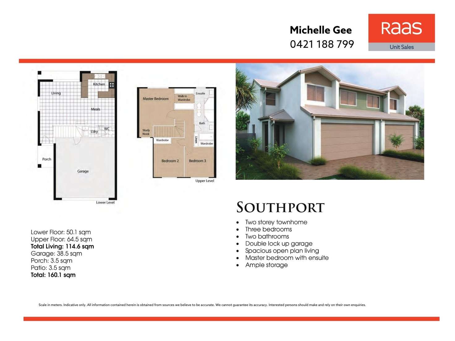 Floorplan of Homely townhouse listing, 65/26 Yaun Street, Coomera QLD 4209