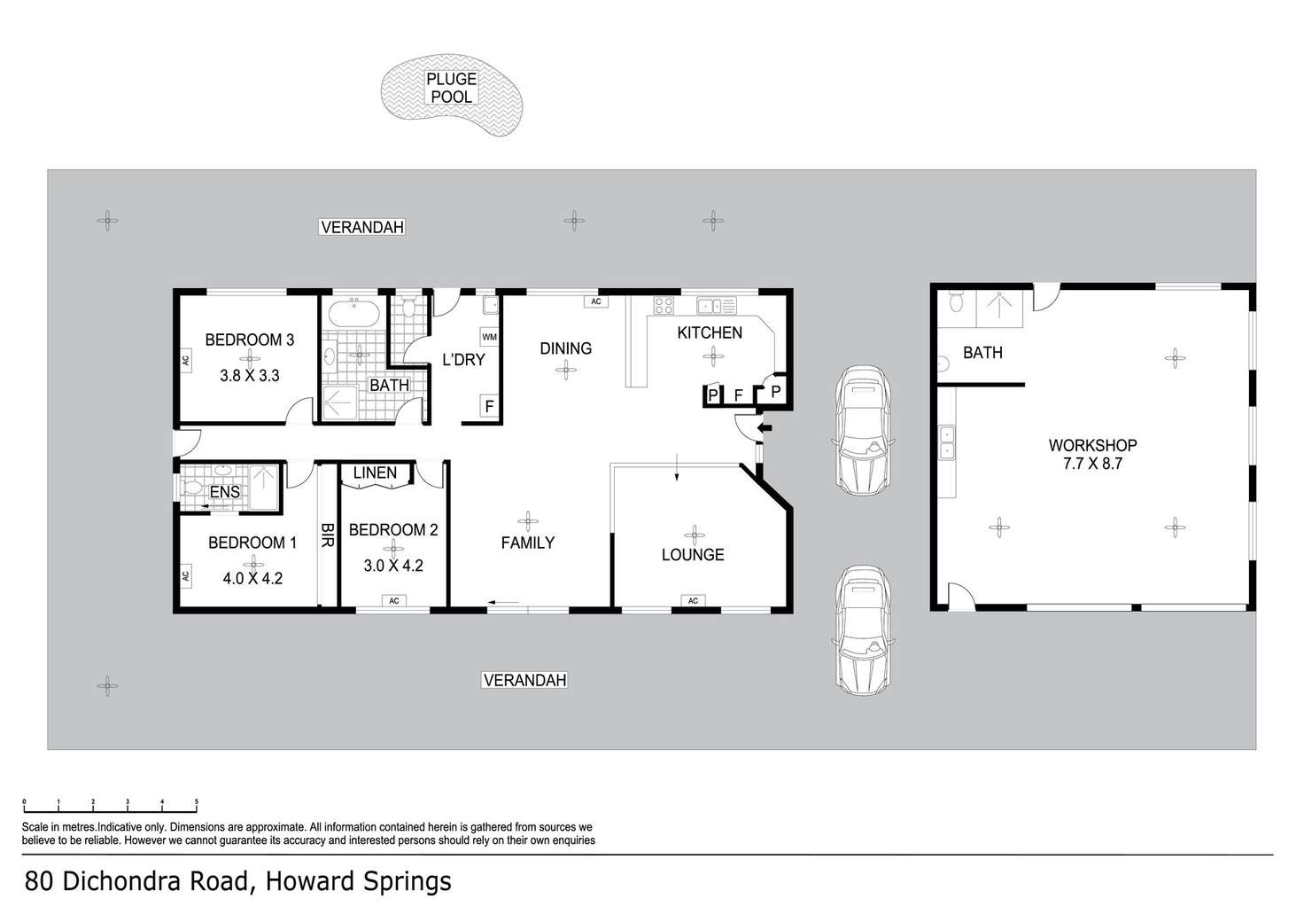 Floorplan of Homely house listing, 80 Dichondra Road, Howard Springs NT 835
