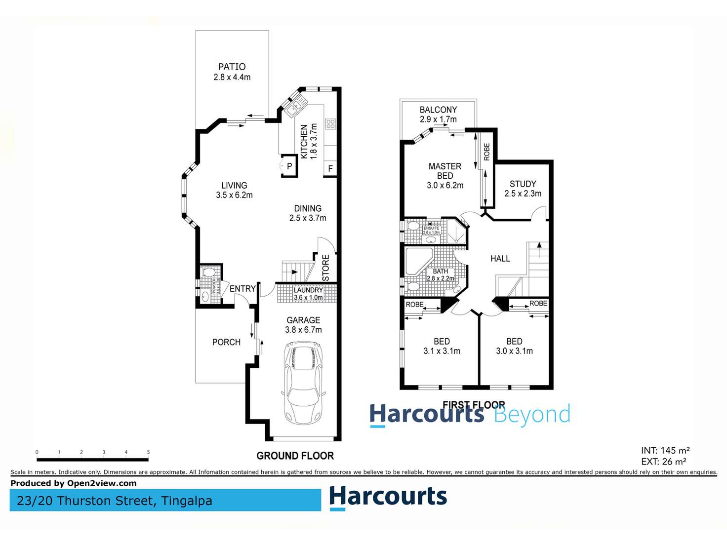 Floorplan of Homely townhouse listing, 23/20 Thurston Street, Tingalpa QLD 4173