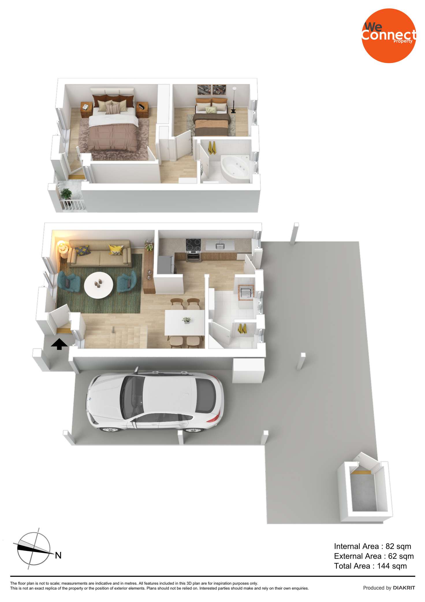 Floorplan of Homely townhouse listing, 4/12 Kelsey Avenue, Mitchell Park SA 5043