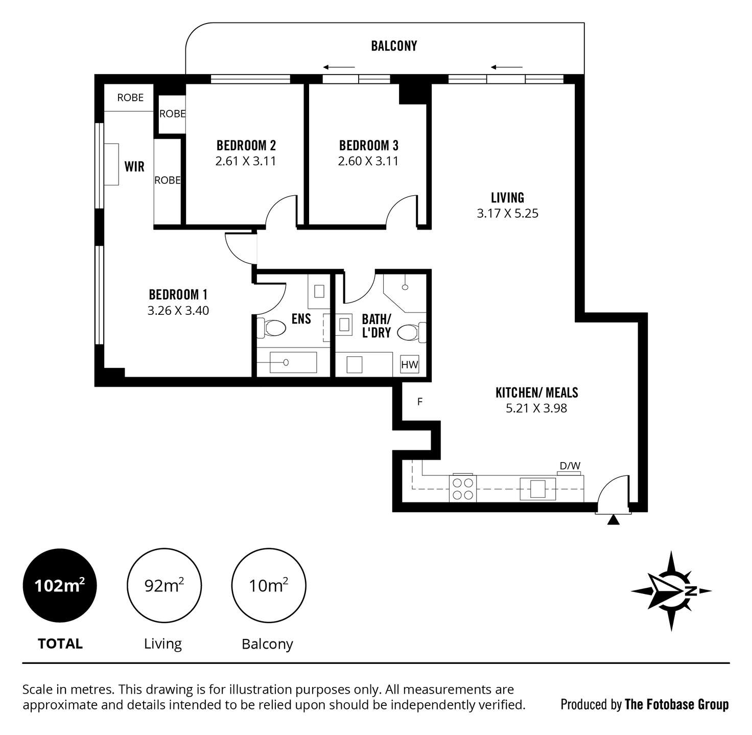 Floorplan of Homely apartment listing, 304/39 Grenfell Street, Adelaide SA 5000