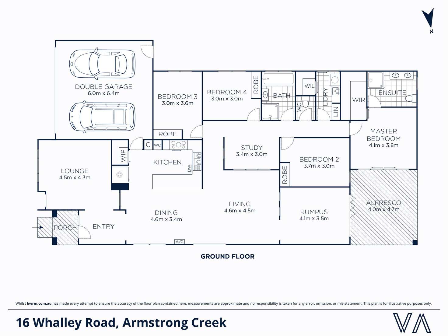 Floorplan of Homely house listing, 16 Whalley Road, Armstrong Creek VIC 3217
