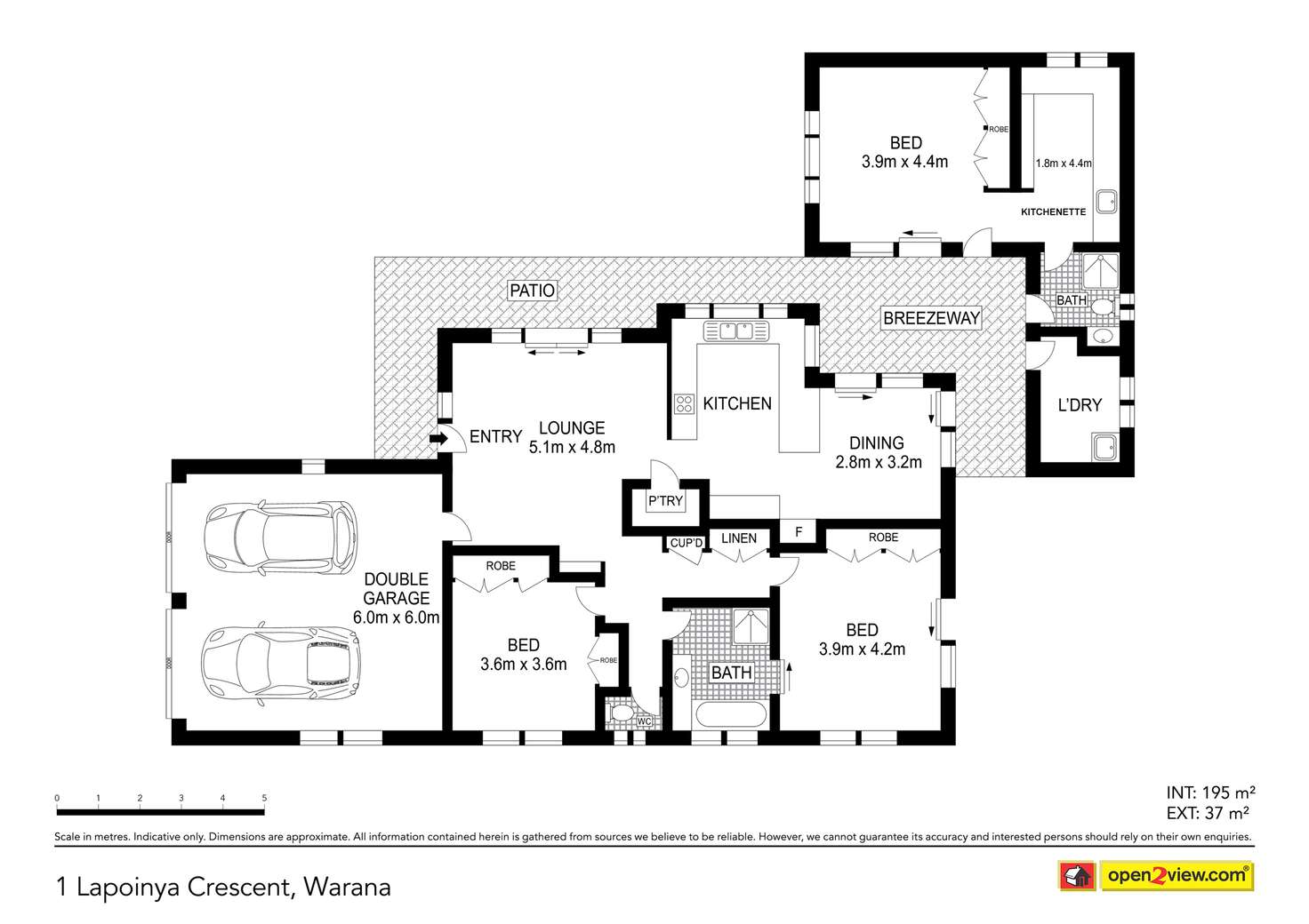 Floorplan of Homely house listing, 1 Lapoinya Cres, Warana QLD 4575