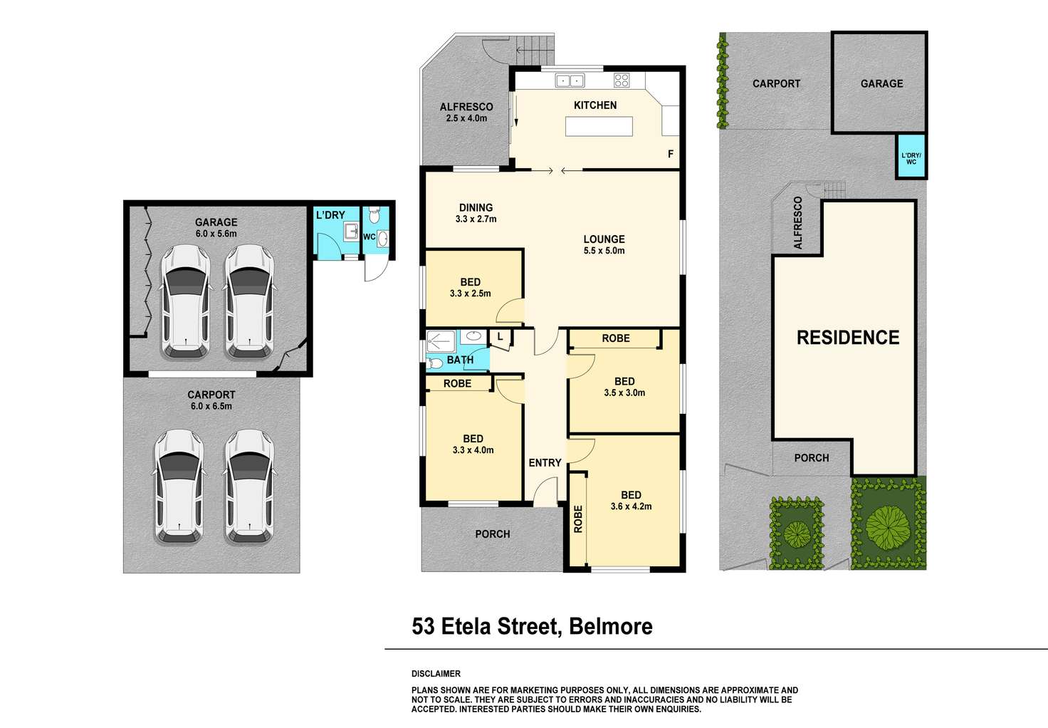 Floorplan of Homely house listing, 53 Etela Street, Belmore NSW 2192