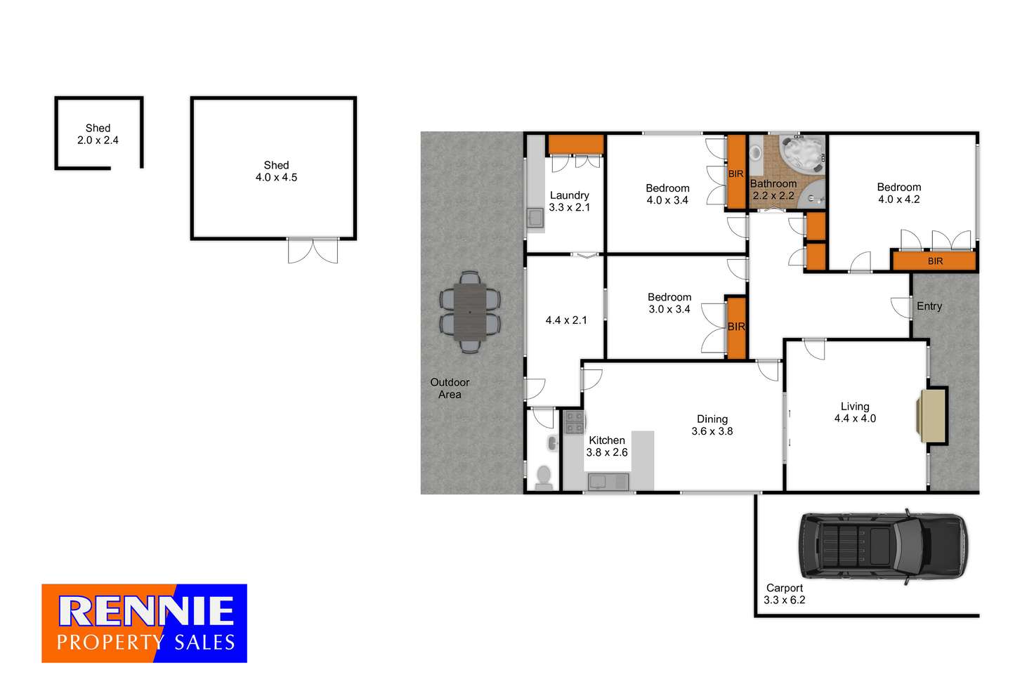 Floorplan of Homely house listing, 32 Hoyle Street, Morwell VIC 3840