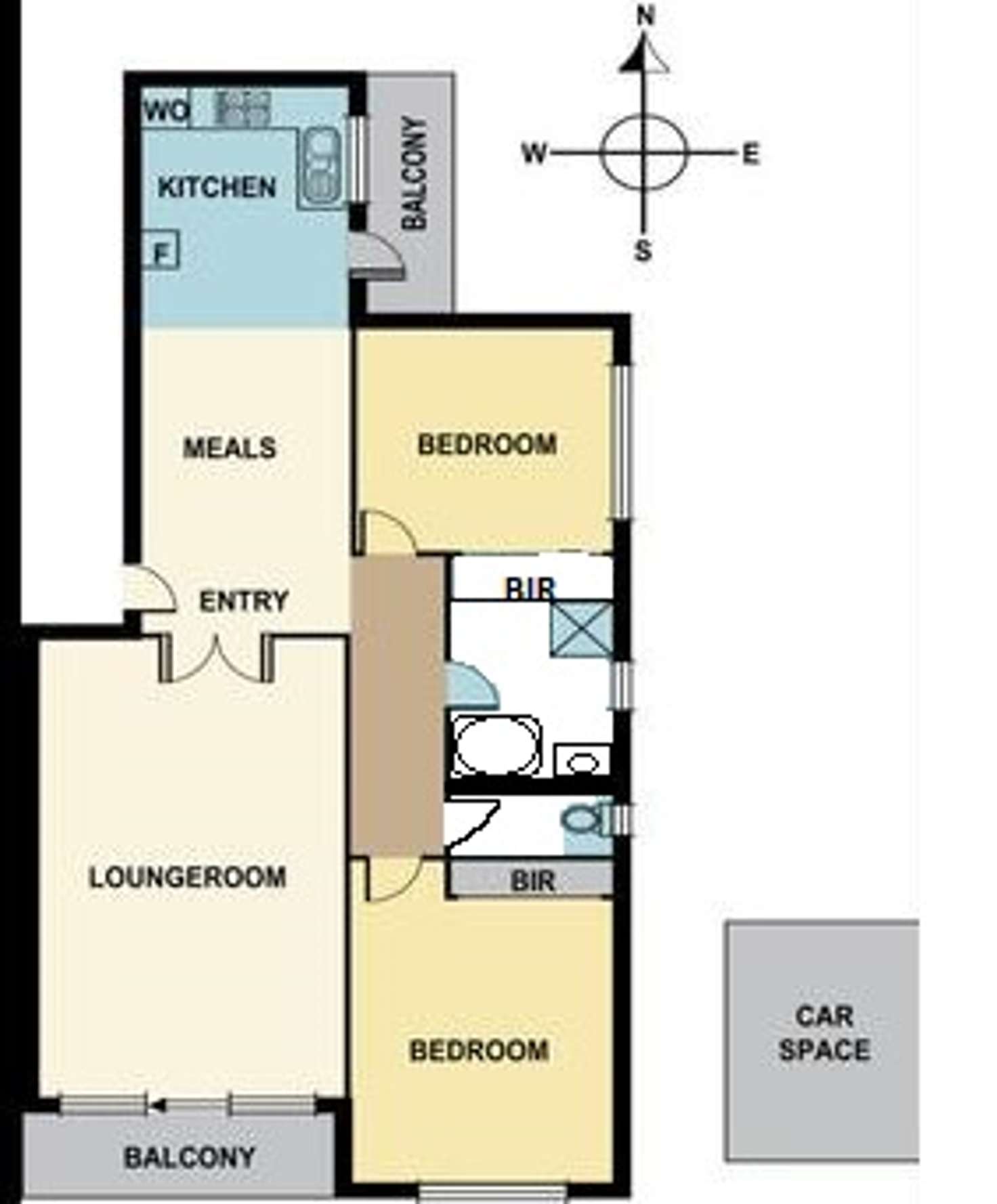 Floorplan of Homely apartment listing, 5/1447 Dandenong Road, Malvern East VIC 3145