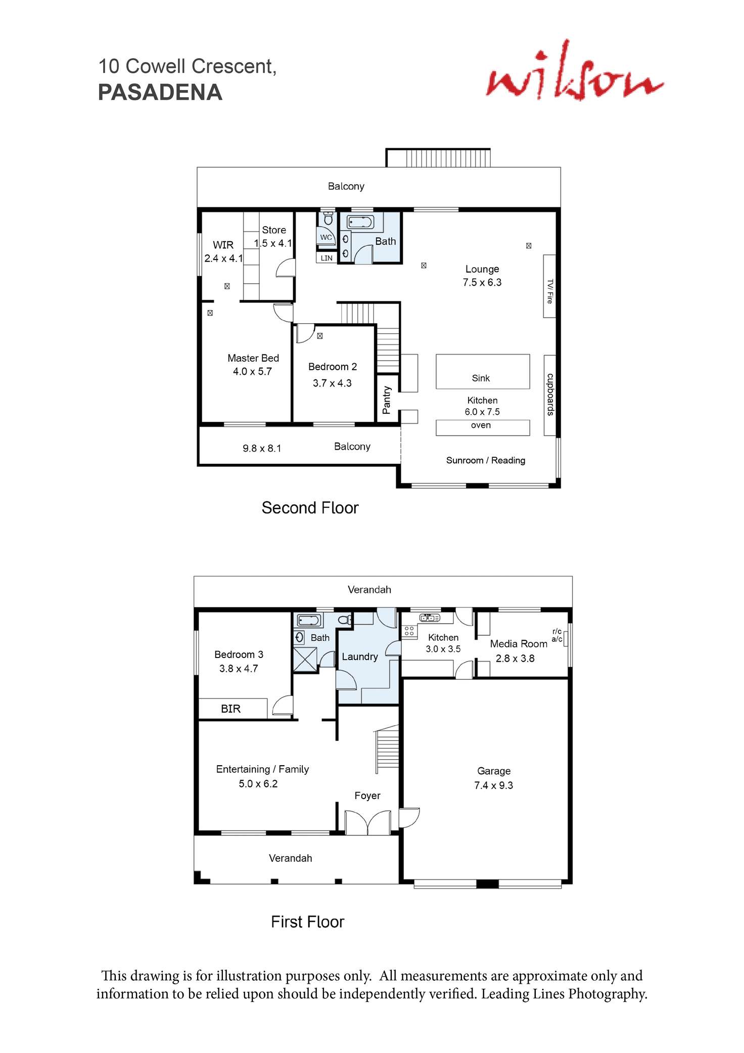 Floorplan of Homely house listing, 10 Cowell Crescent, Pasadena SA 5042