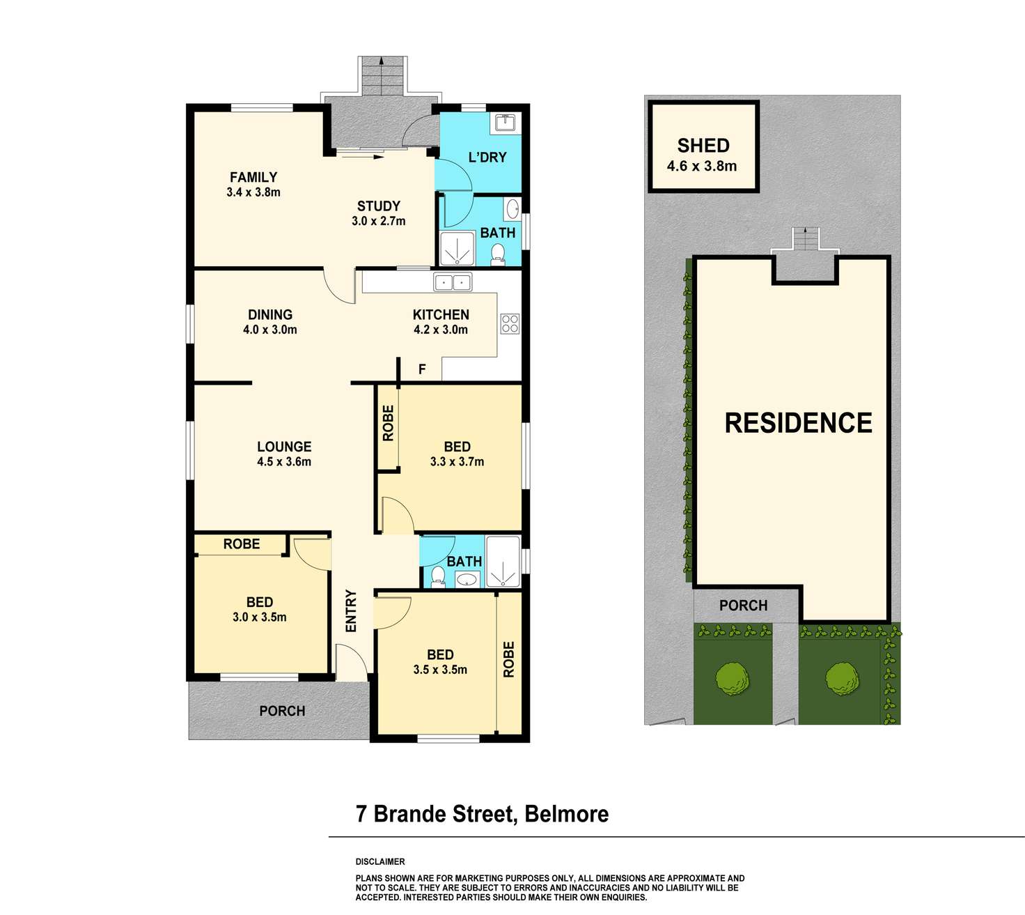 Floorplan of Homely house listing, 7 Brande Street, Belmore NSW 2192