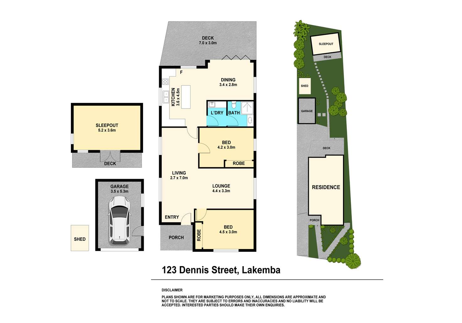 Floorplan of Homely house listing, 123 Dennis Street, Lakemba NSW 2195