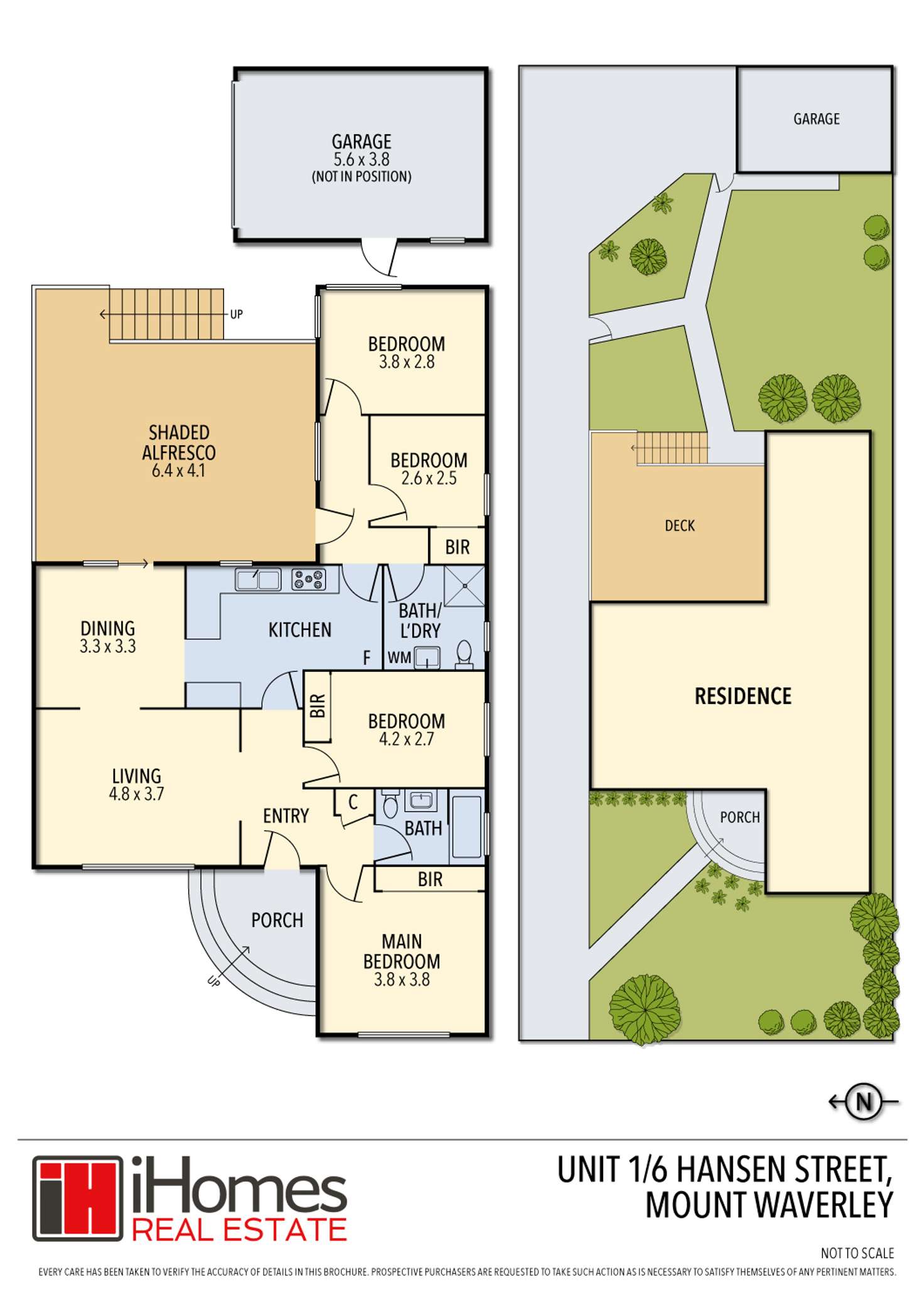 Floorplan of Homely unit listing, 1/6 Hansen Street, Mount Waverley VIC 3149