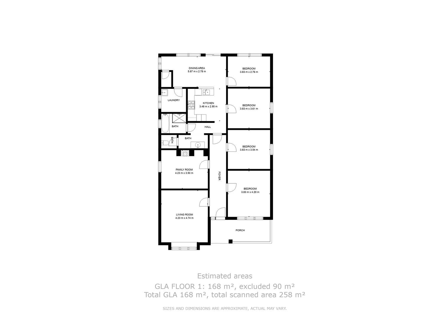 Floorplan of Homely house listing, 371 NORTH STREET, Albury NSW 2640