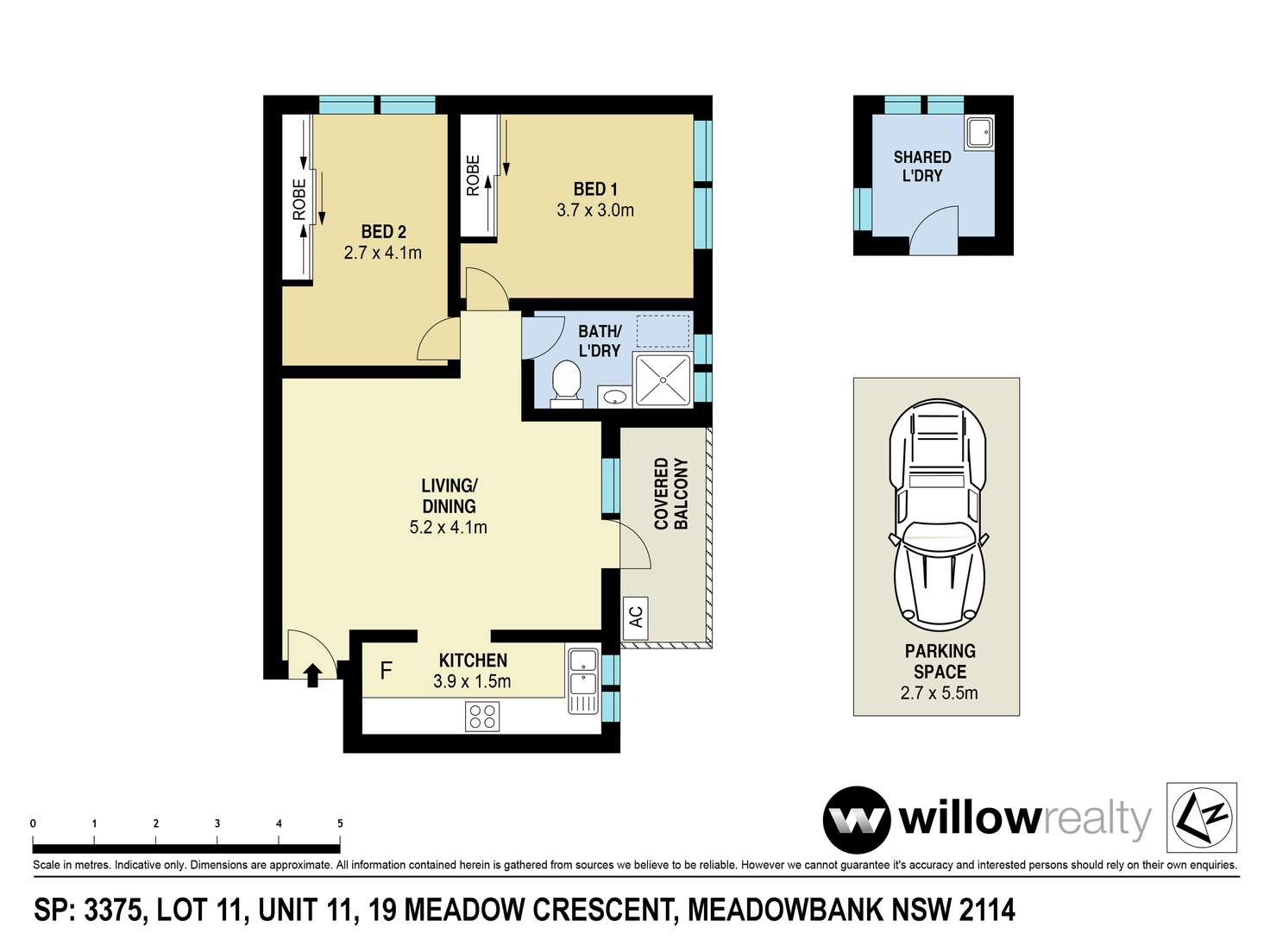 Floorplan of Homely apartment listing, 11/19 Meadow Crescent, Meadowbank NSW 2114