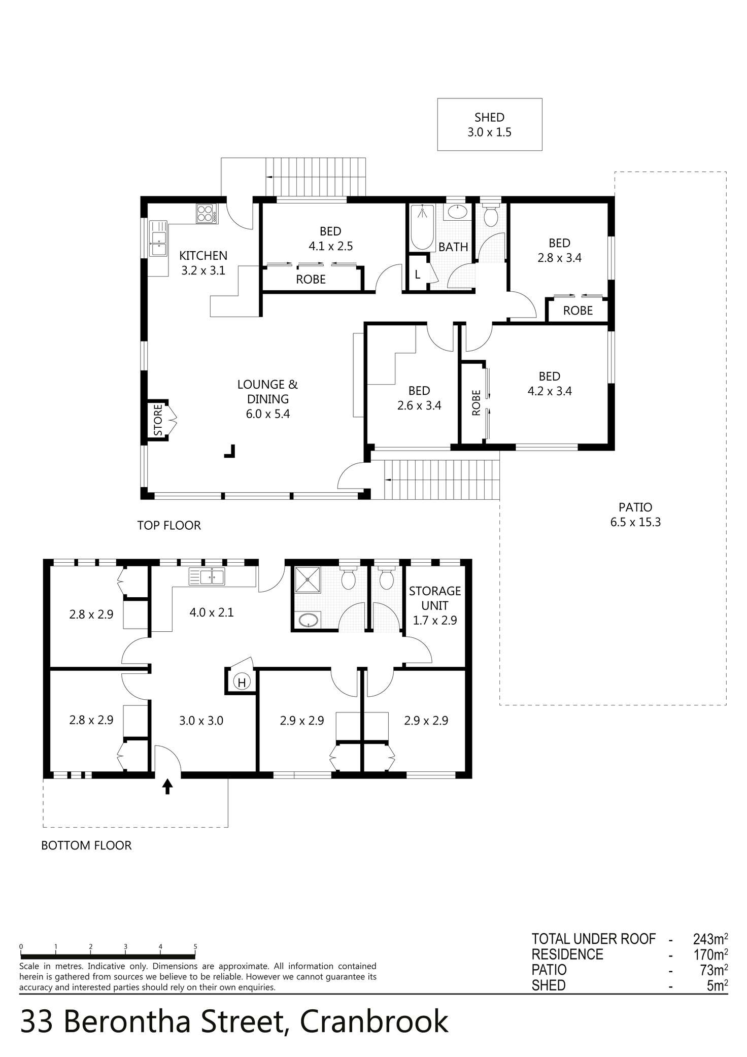 Floorplan of Homely house listing, 33 Berontha Street, Cranbrook QLD 4814