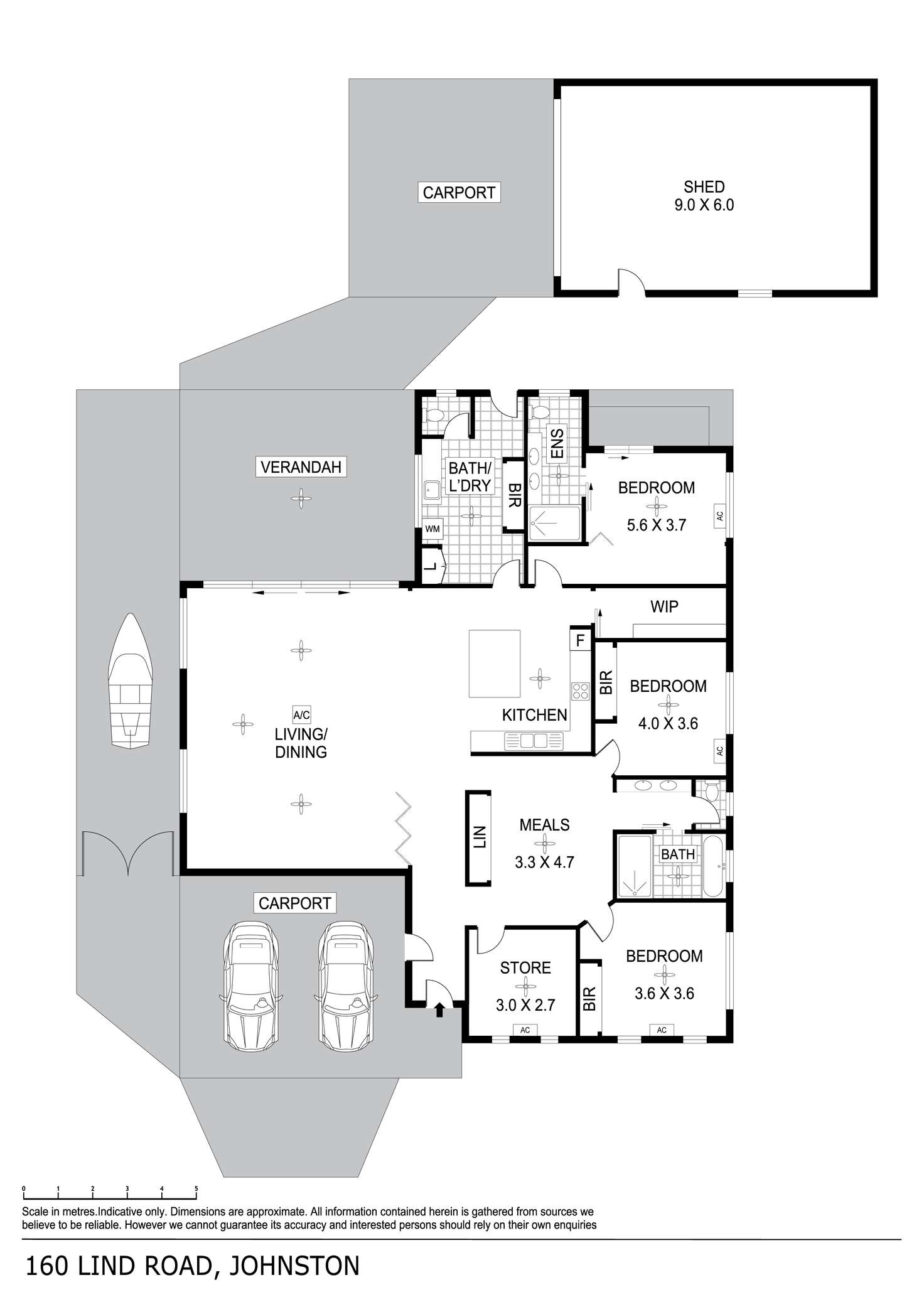 Floorplan of Homely house listing, 160 Lind Road, Johnston NT 832