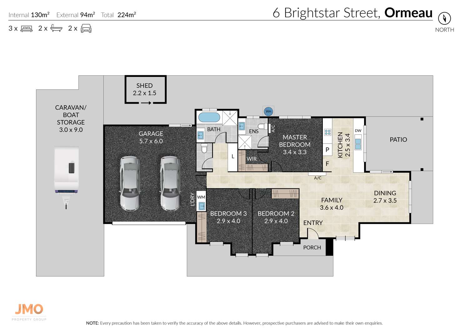 Floorplan of Homely house listing, 6 Brightstar Street, Ormeau QLD 4208
