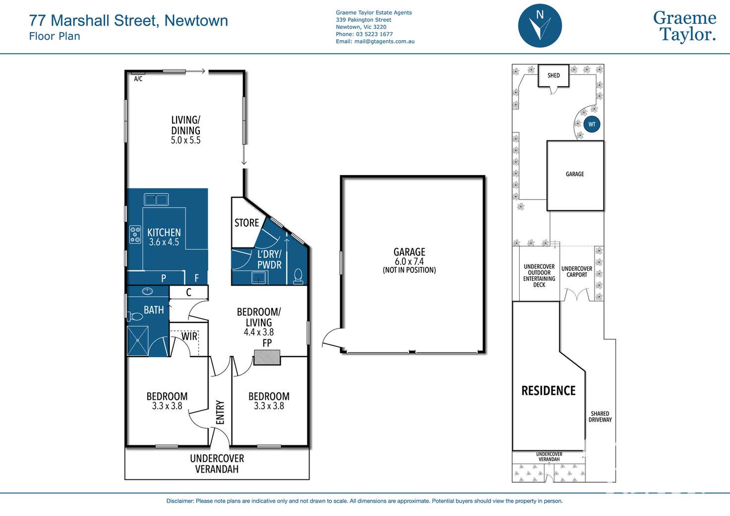 Floorplan of Homely house listing, 77 Marshall Street, Newtown VIC 3220