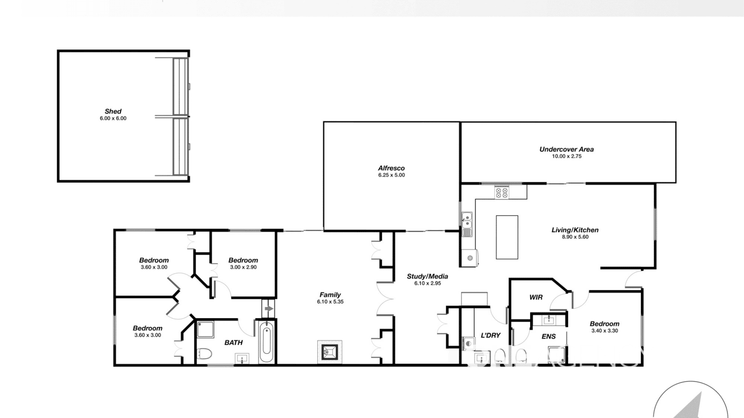 Floorplan of Homely house listing, 70A Naval Parade, Erowal Bay NSW 2540