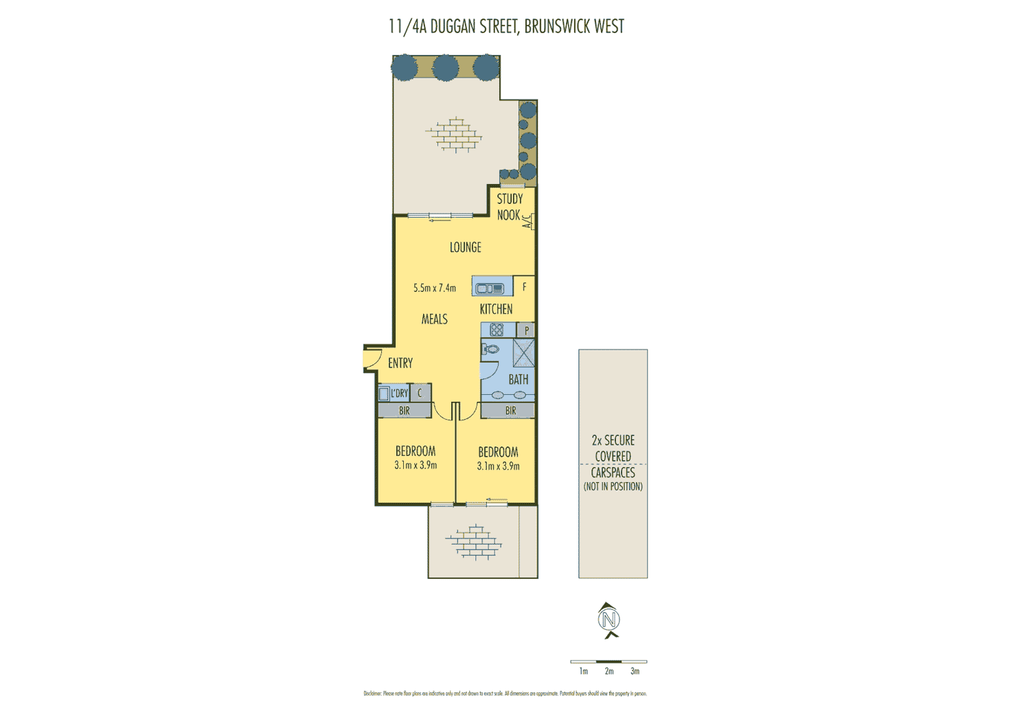 Floorplan of Homely apartment listing, 11/4A Duggan Street, Brunswick West VIC 3055