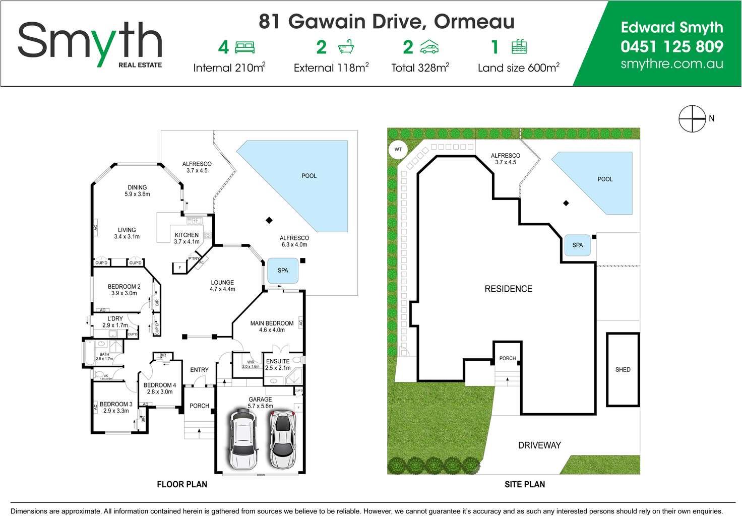Floorplan of Homely house listing, 81 Gawain Drive, Ormeau QLD 4208