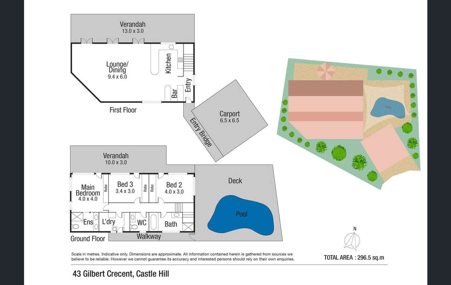 Floorplan of Homely house listing, 45 Gilbert Crescent, Castle Hill QLD 4810
