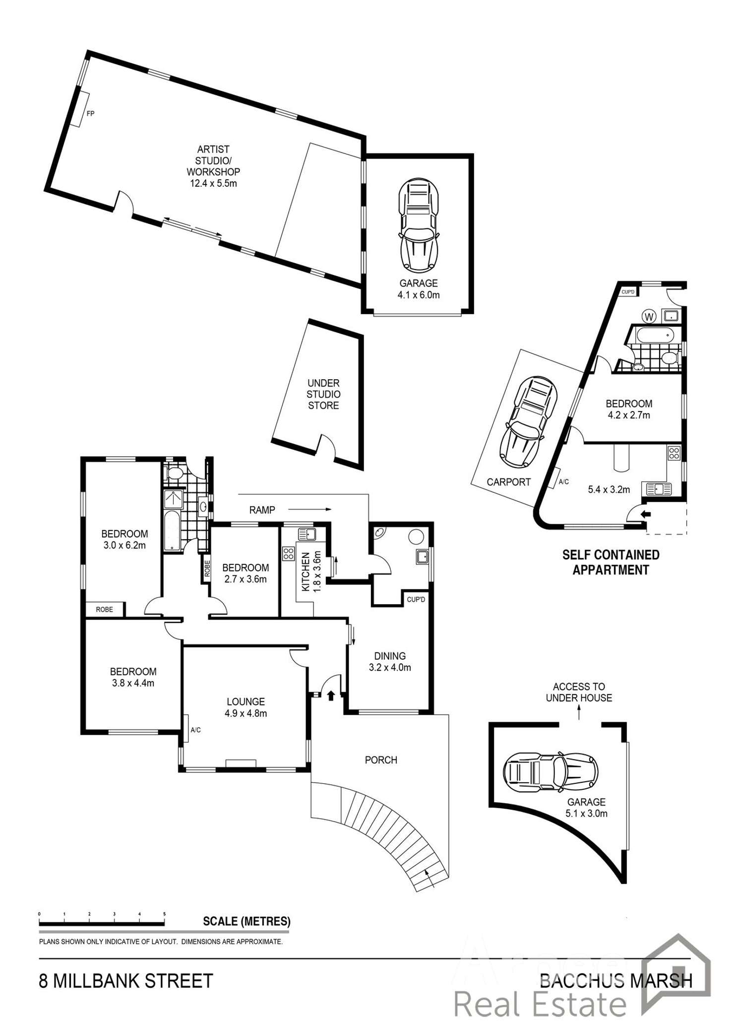 Floorplan of Homely house listing, 8 Millbank Street, Bacchus Marsh VIC 3340