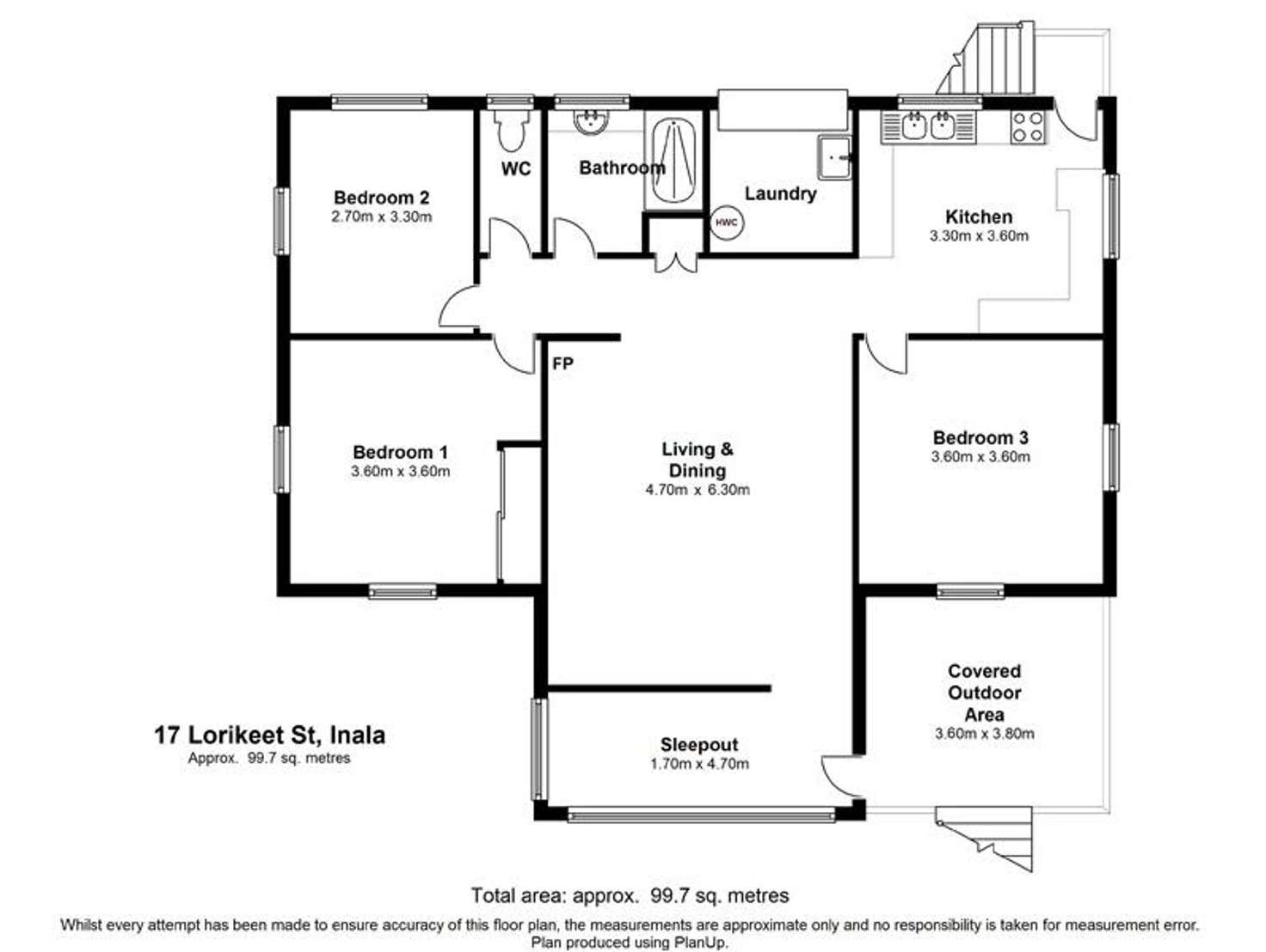 Floorplan of Homely house listing, 17 LORIKEET STREET, Inala QLD 4077