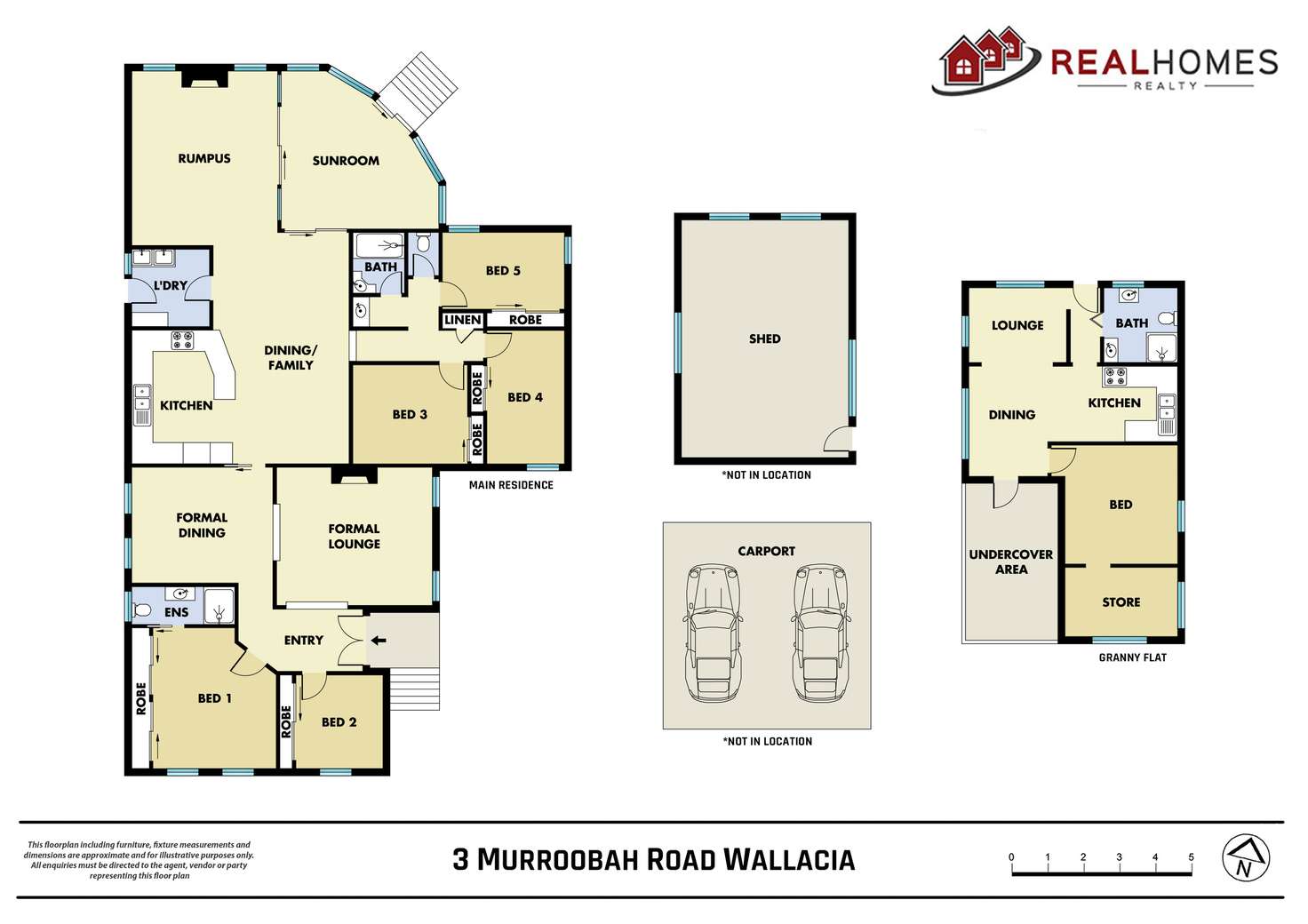 Floorplan of Homely house listing, 3 Murroobah Road, Wallacia NSW 2745