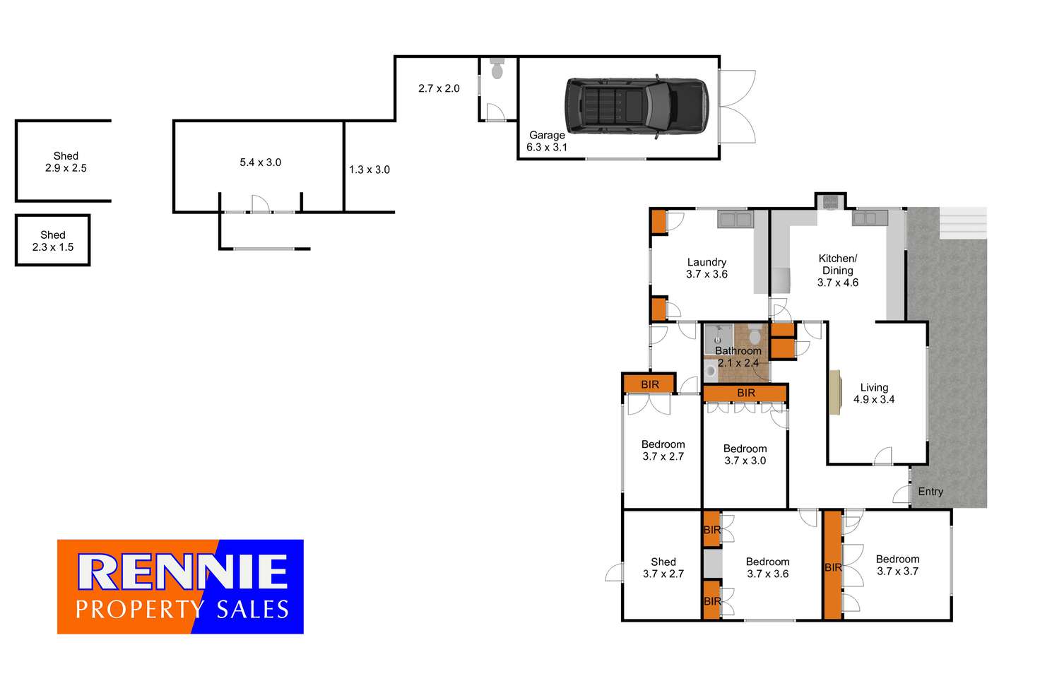 Floorplan of Homely house listing, 21 Shanahan Parade, Newborough VIC 3825