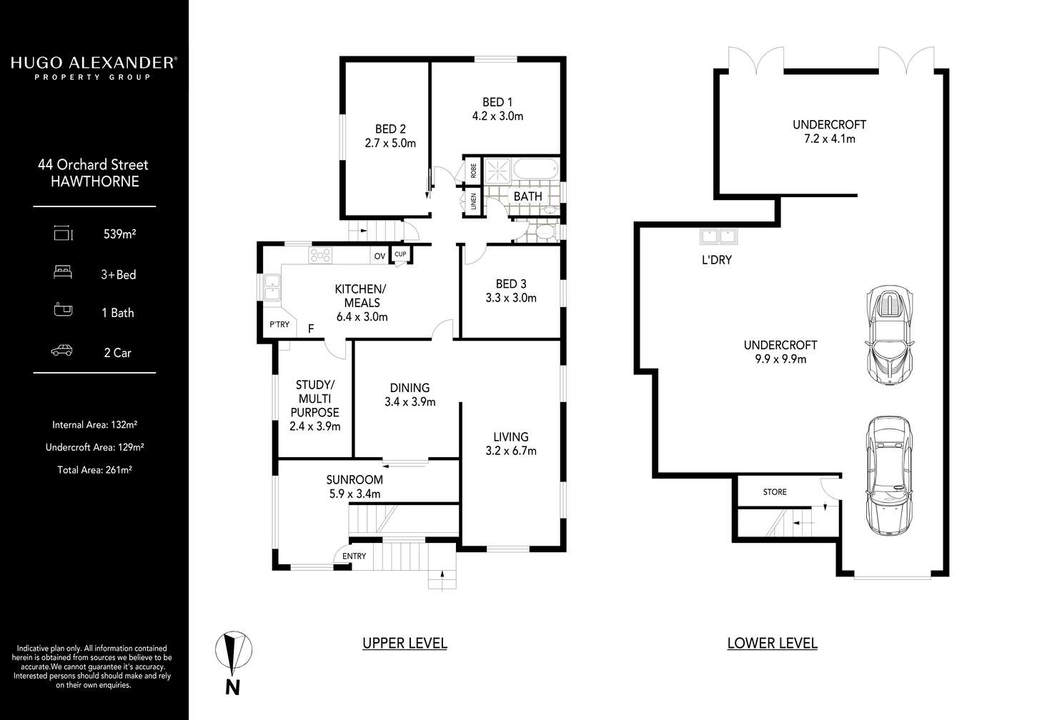 Floorplan of Homely house listing, 44 Orchard Street, Hawthorne QLD 4171