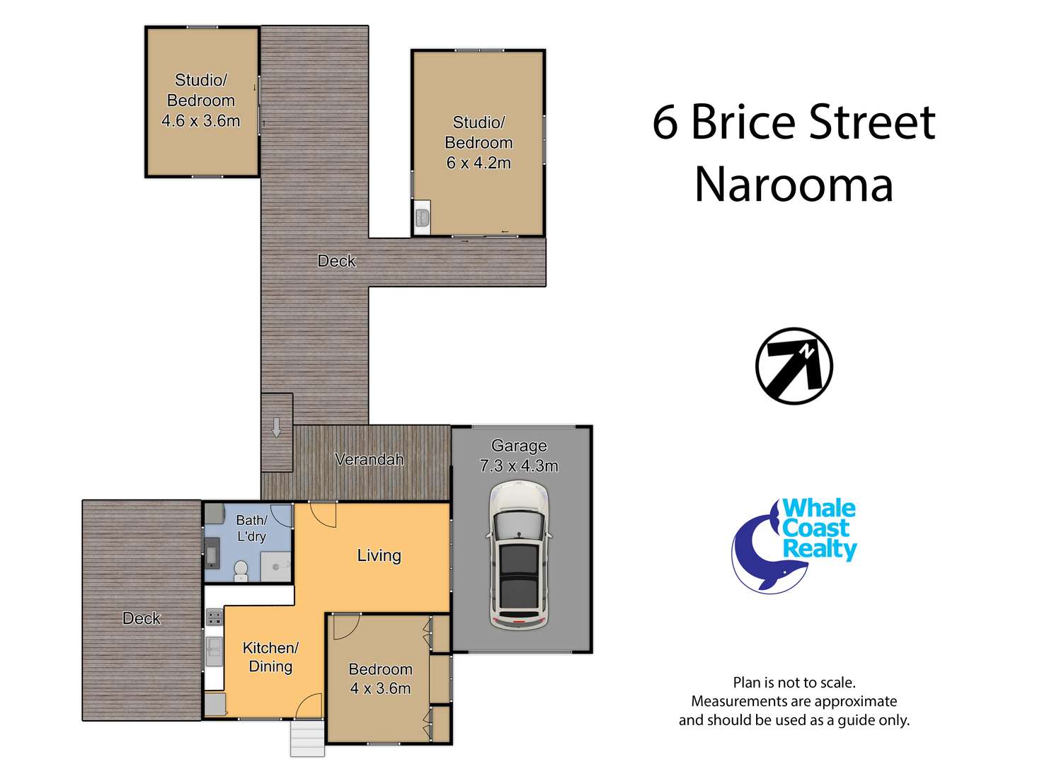 Floorplan of Homely house listing, 6 Brice Street, Narooma NSW 2546