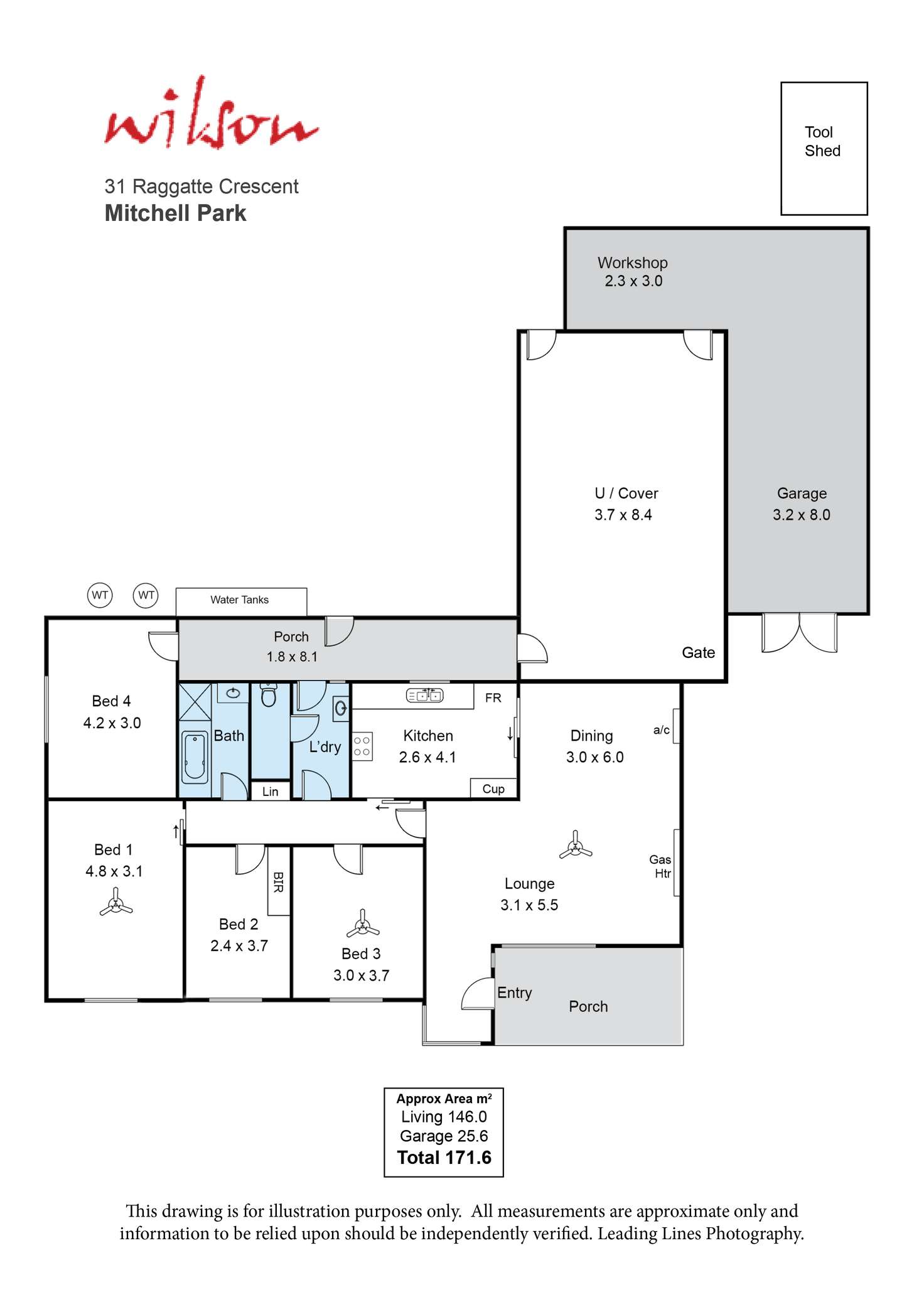 Floorplan of Homely house listing, 31 Raggatt Crescent, Mitchell Park SA 5043