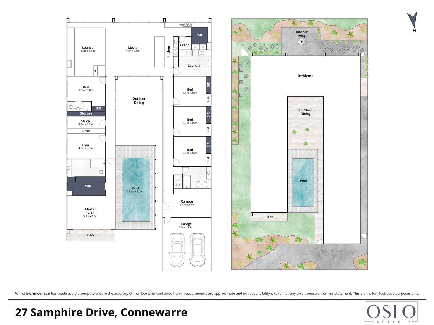 Floorplan of Homely house listing, 27 Samphire Drive, Connewarre VIC 3227