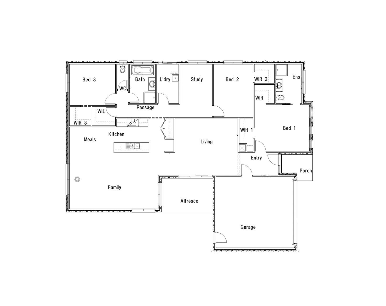Floorplan of Homely house listing, 24 Fleece Road, Aintree VIC 3336
