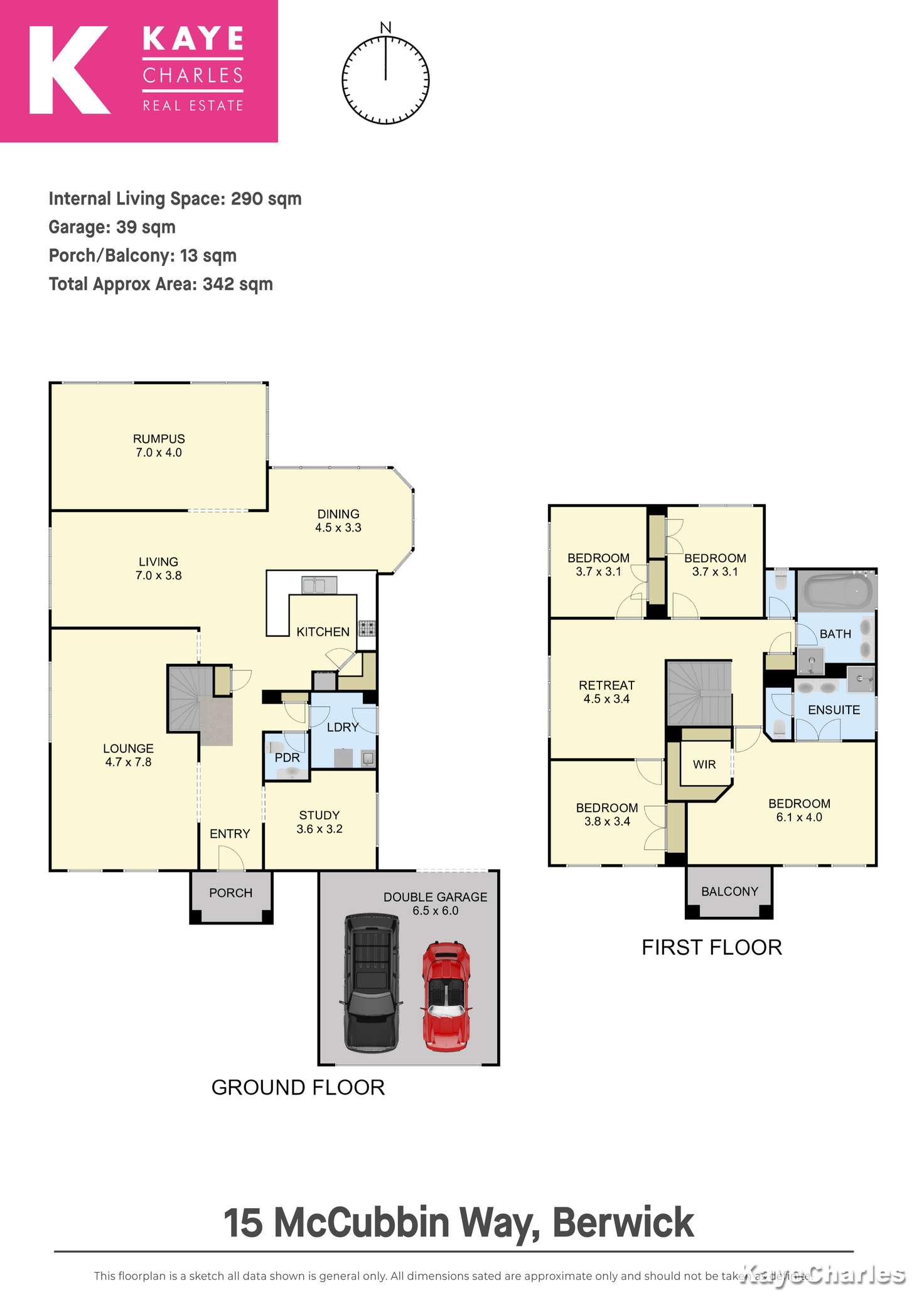 Floorplan of Homely house listing, 15 McCubbin Way, Berwick VIC 3806