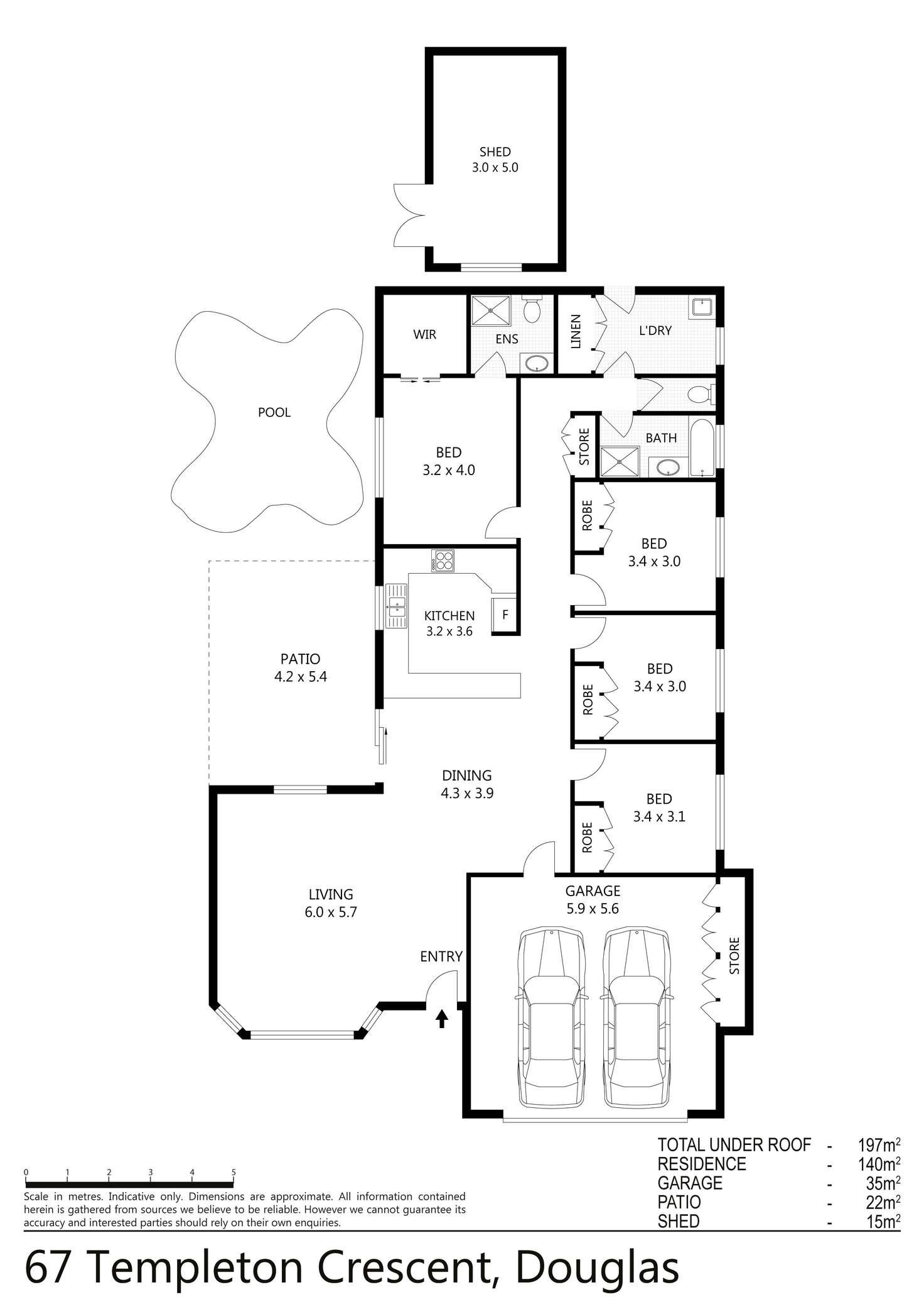 Floorplan of Homely house listing, 67 Templeton Crescent, Douglas QLD 4814