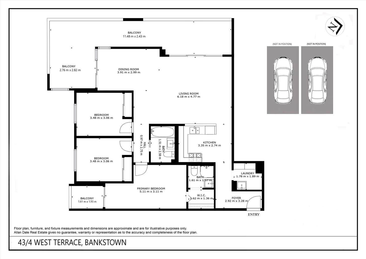 Floorplan of Homely unit listing, 43/4 West Terrace, Bankstown NSW 2200