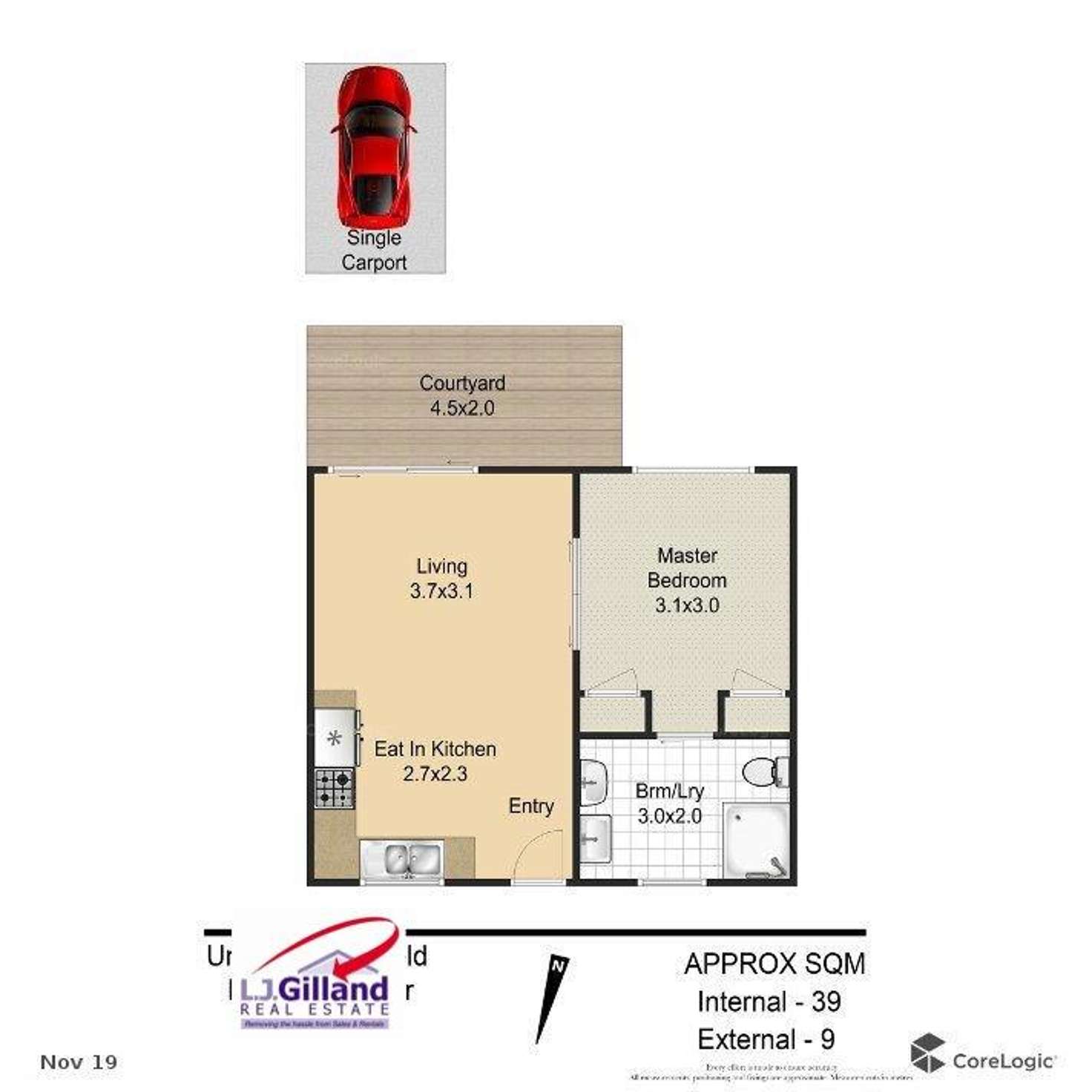 Floorplan of Homely villa listing, 17/3 Jackson street, Kallangur QLD 4503
