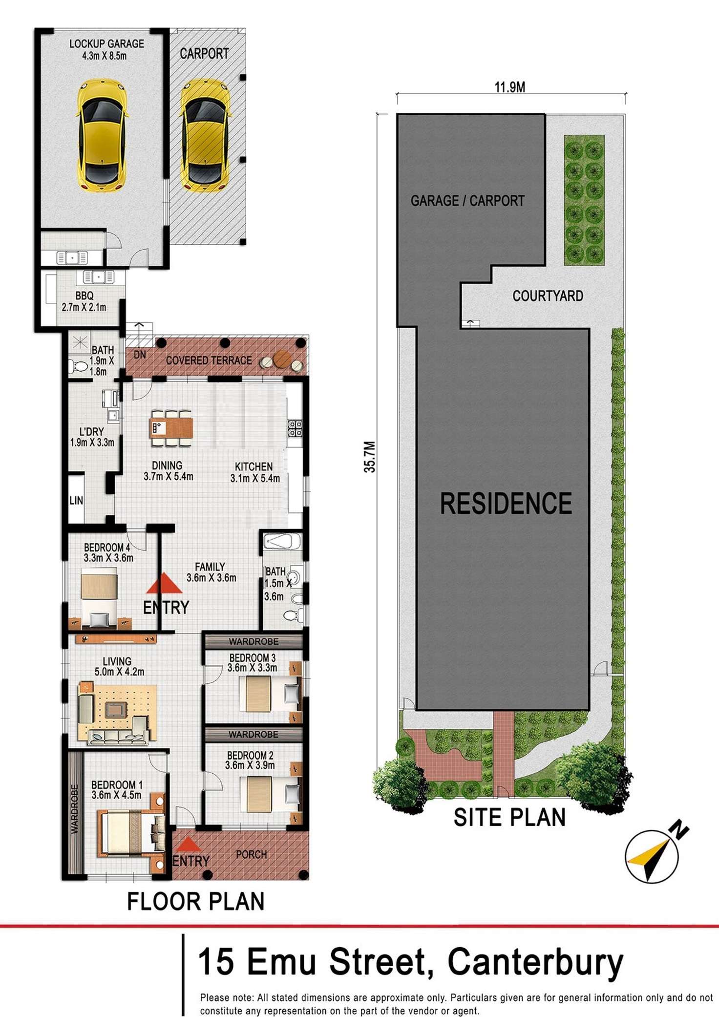Floorplan of Homely house listing, 15 Emu St, Canterbury NSW 2193