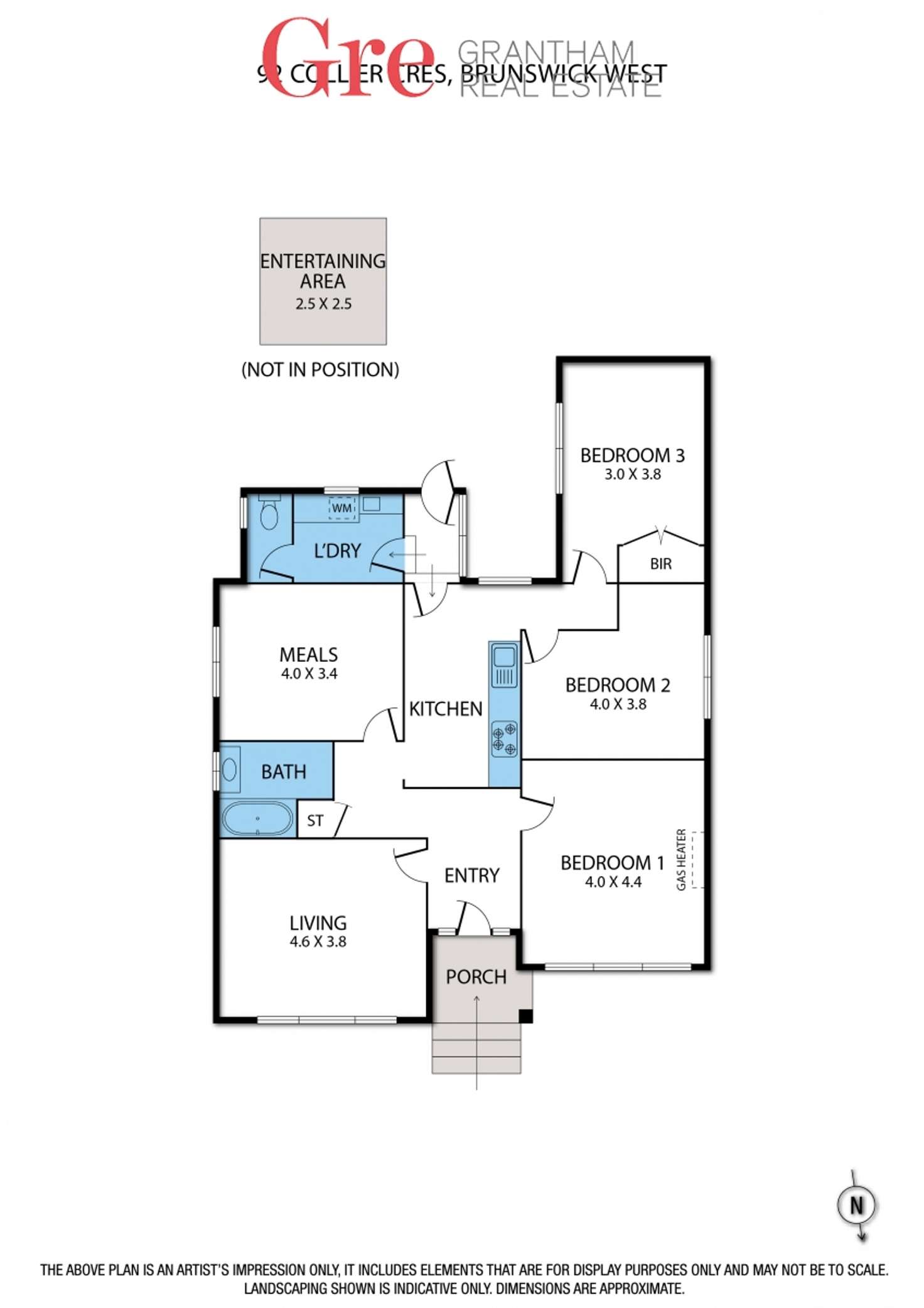 Floorplan of Homely house listing, 92 Collier Crescent, Brunswick West VIC 3055