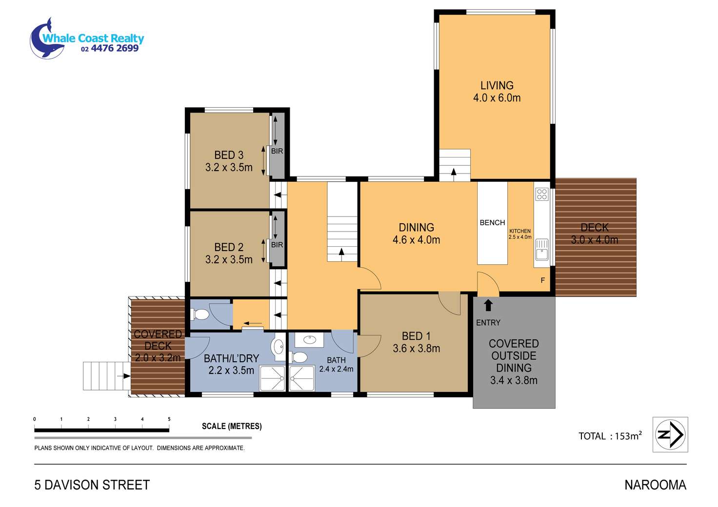 Floorplan of Homely house listing, 5 Davison Street, Narooma NSW 2546