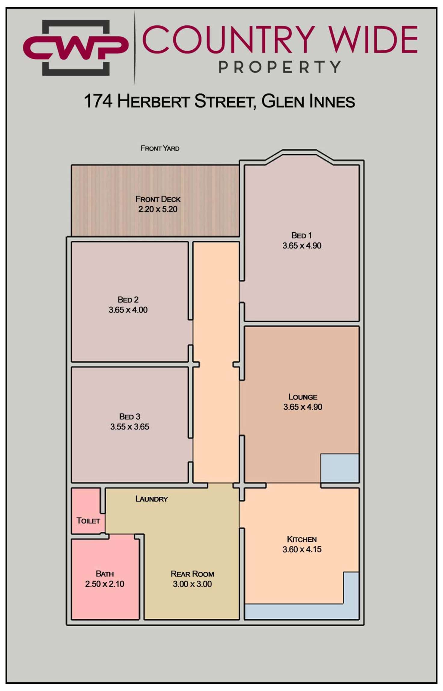 Floorplan of Homely house listing, 174 Herbert Street, Glen Innes NSW 2370