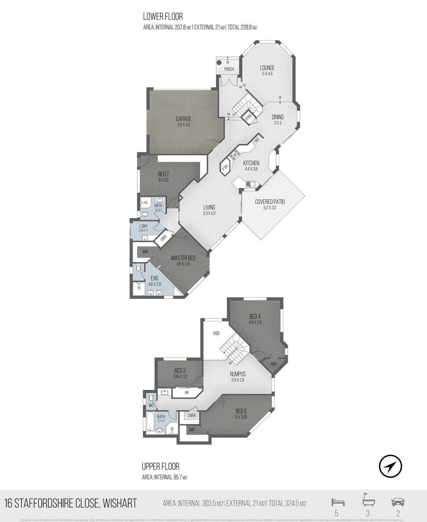 Floorplan of Homely house listing, 16 Staffordshire Close, Wishart QLD 4122