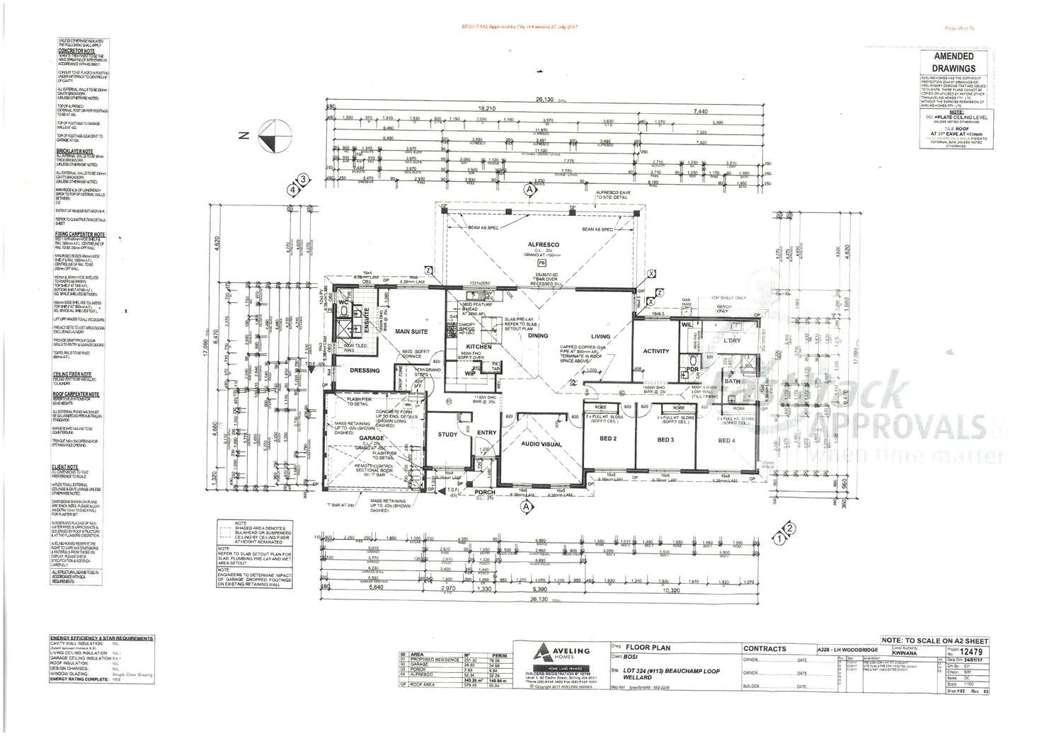 Floorplan of Homely house listing, 113 Beauchamp Loop, Wellard WA 6170