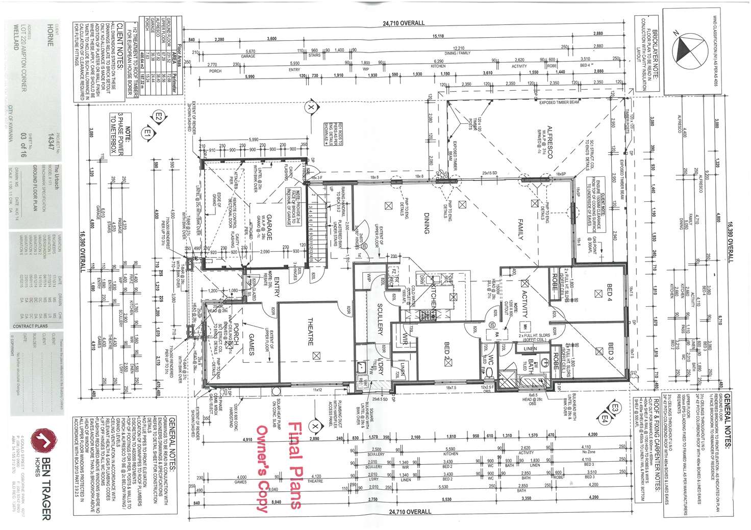 Floorplan of Homely house listing, 14 Ampton Corner, Wellard WA 6170