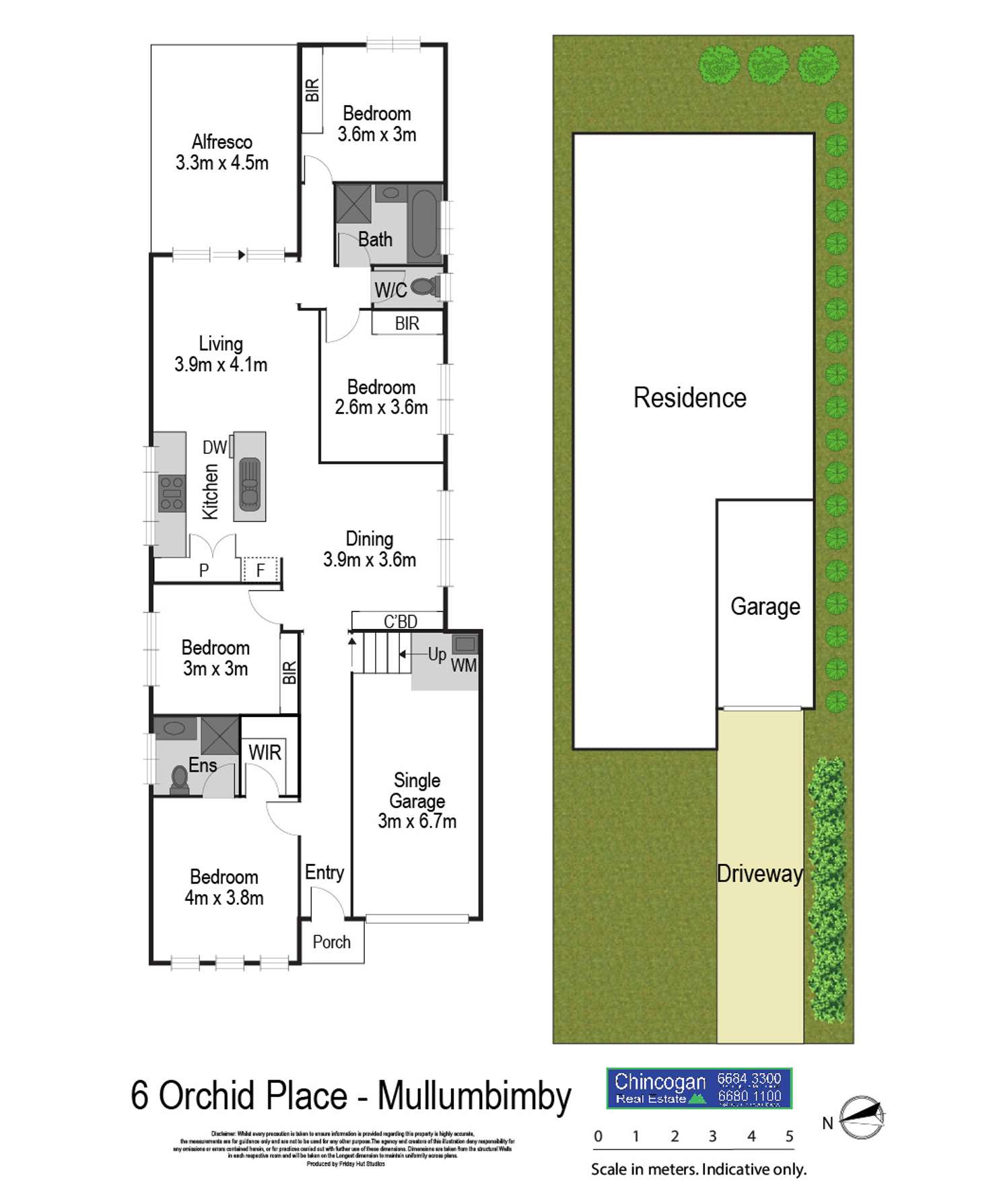 Floorplan of Homely house listing, 6 Orchid Place, Mullumbimby NSW 2482